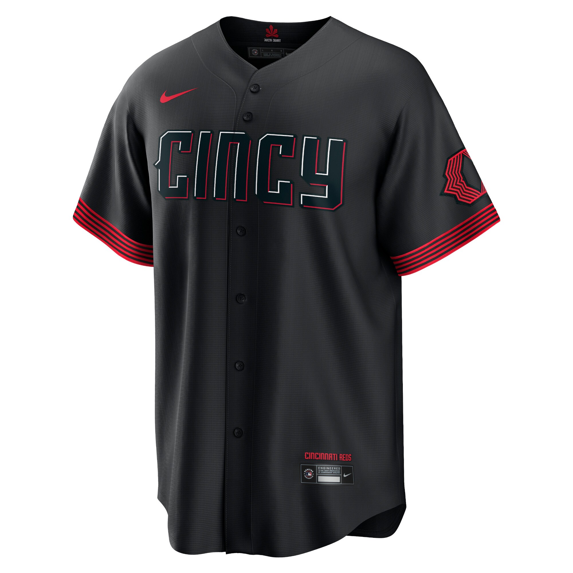Cincinnati Reds Joe Morgan Black City Connect Player MLB Jersey Men's