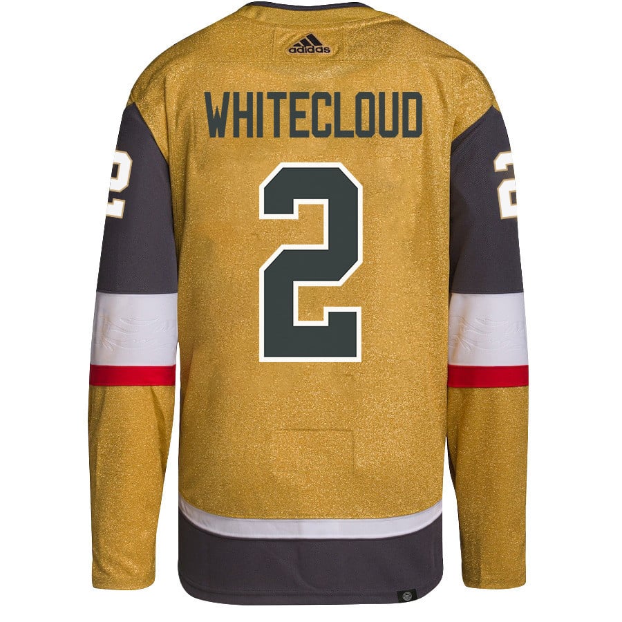 Zach Whitecloud 2 Vegas Golden Knights Stanley Cup 2023 Final Patch Home Breakaway Gold NHL Jersey Men's