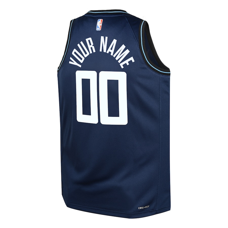 Los Angeles Clippers 2023/24 City Edition Swingman Custom Navy NBA Jersey Youth