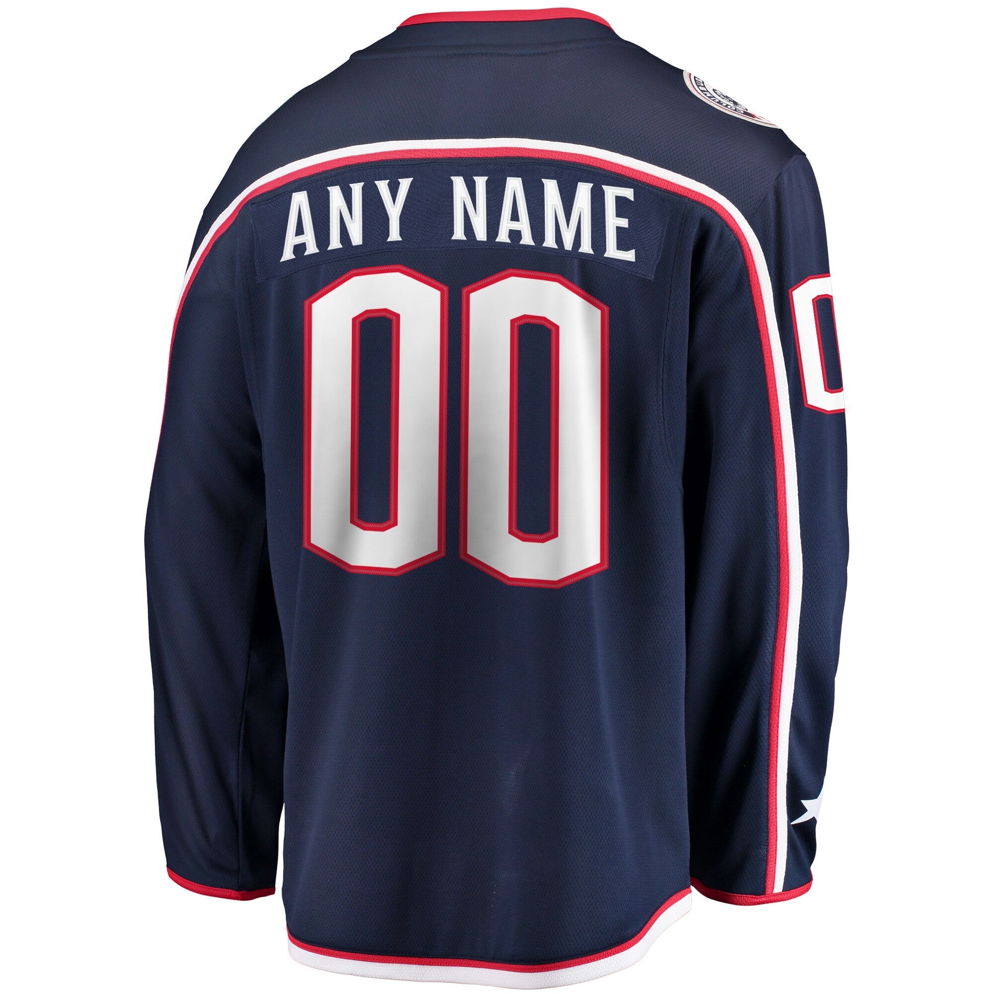 Columbus Blue Jackets Navy Home Breakaway Custom NHL Jersey Men's