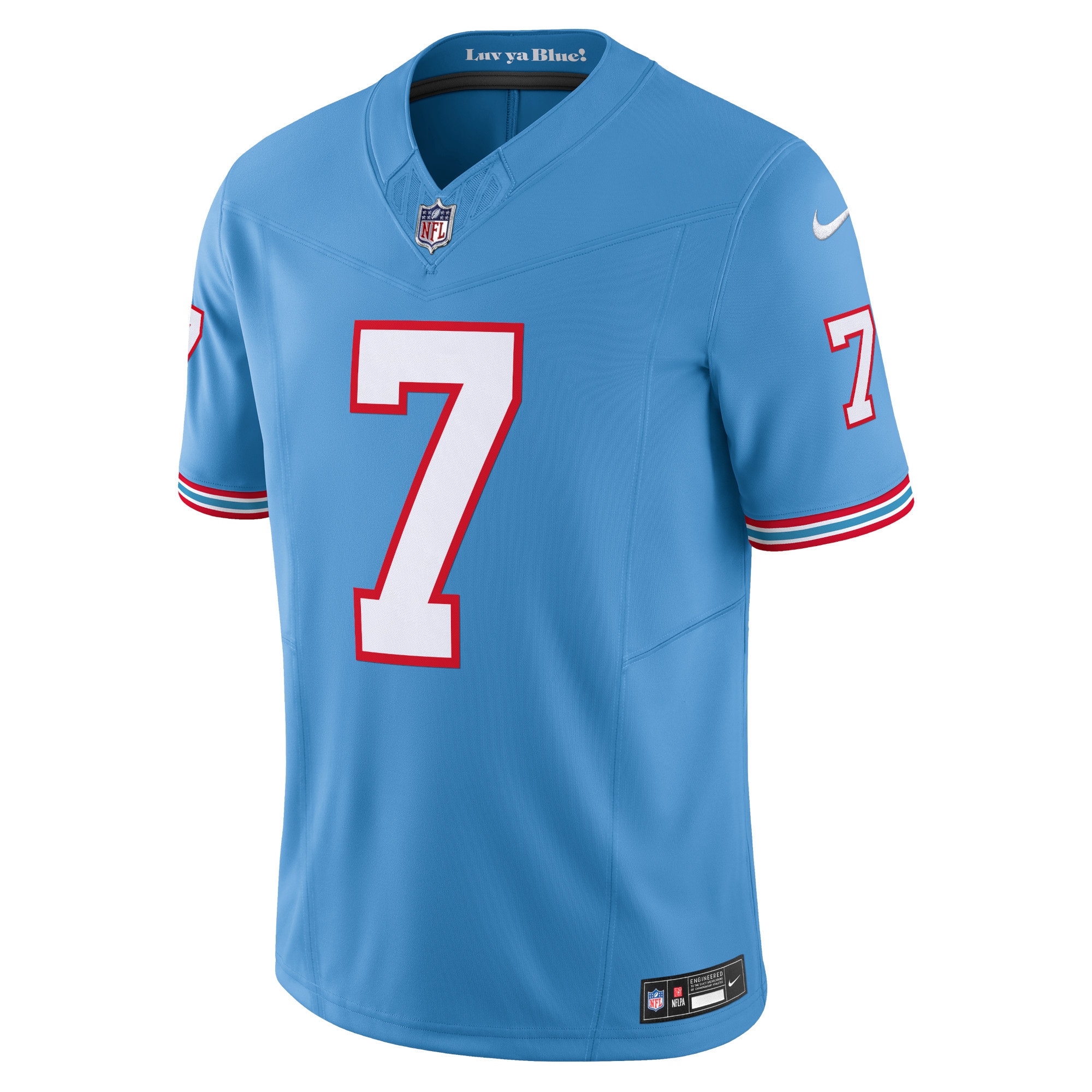 Tennessee Titans Malik Willis Light Blue Vapor F.U.S.E. Limited NFL Jersey Men's