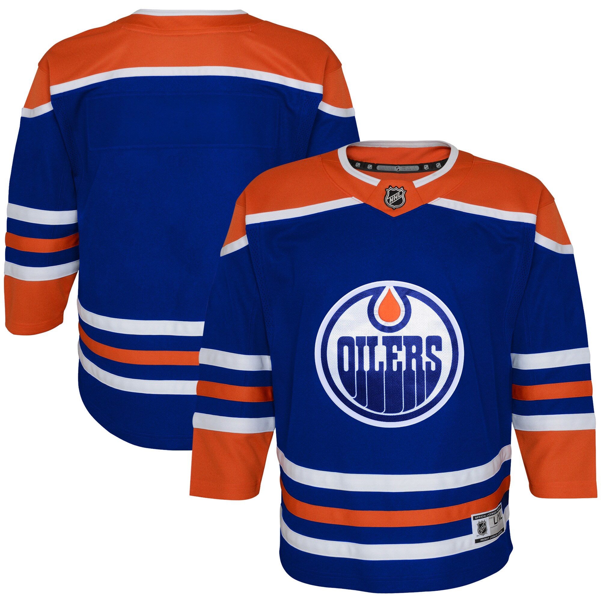 Edmonton Oilers Royal Home NHL Jersey Youth