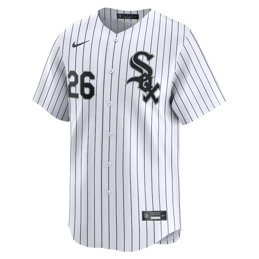 Korey Lee 26 Chicago White Sox Home Limited Player White MLB Jersey Men's