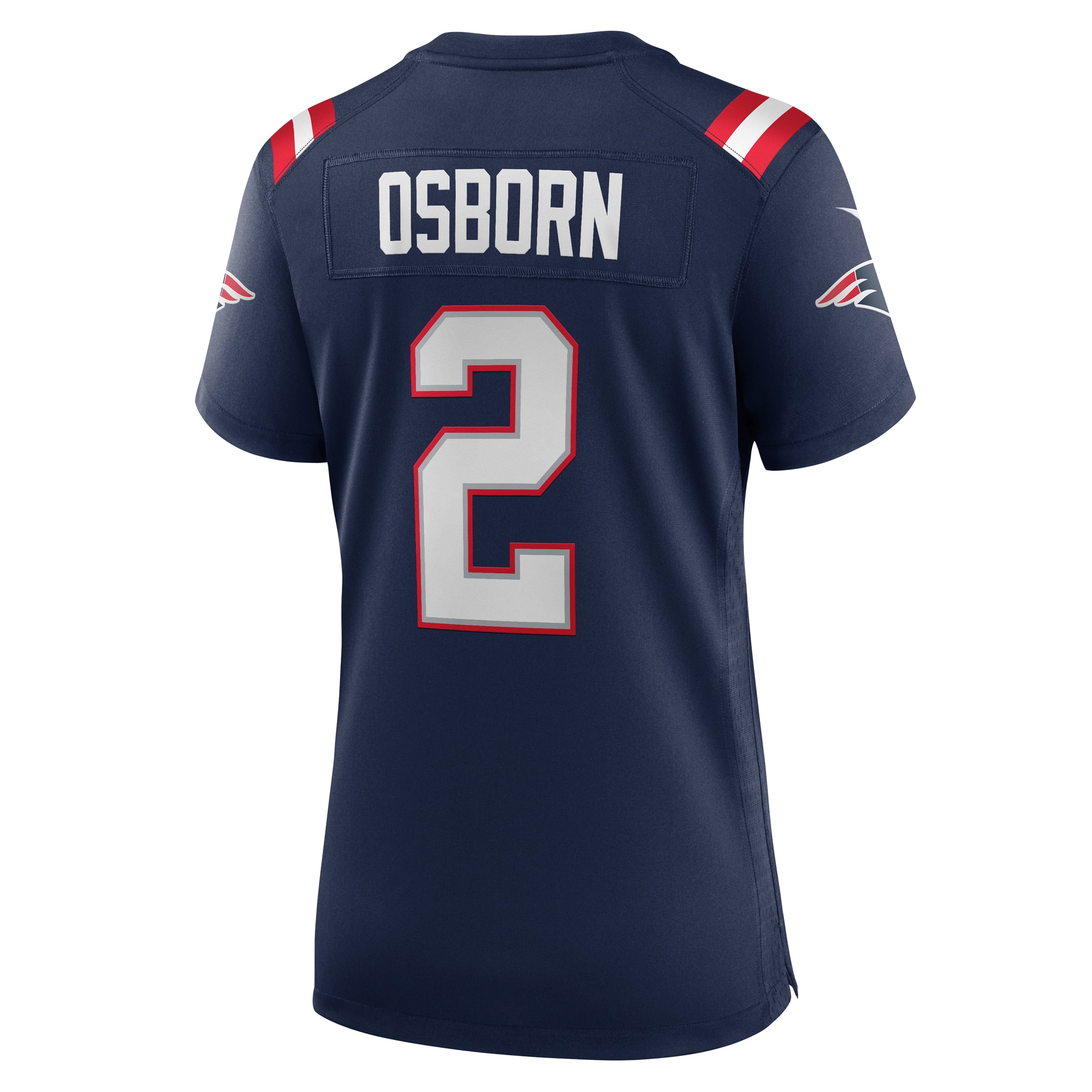 New England Patriots K.J. Osborn Navy Game NFL Jersey Women's