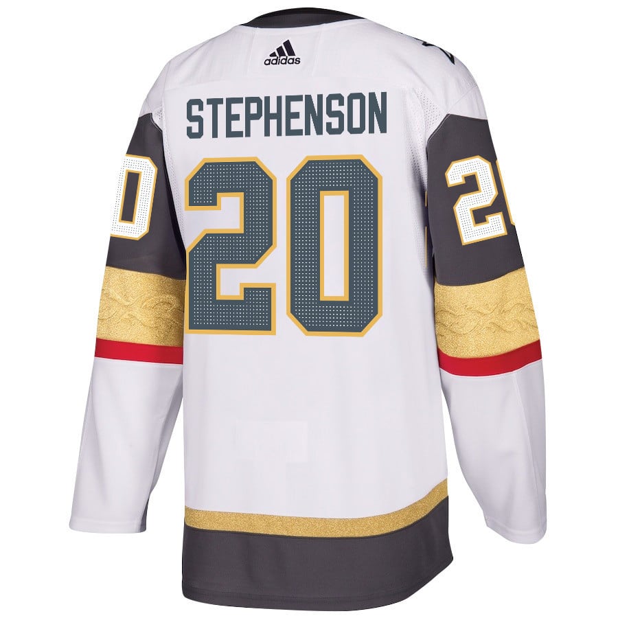 Chandler Stephenson 20 Vegas Golden Knights Stanley Cup 2023 Champions Patch Away Breakaway White NHL Jersey Men's