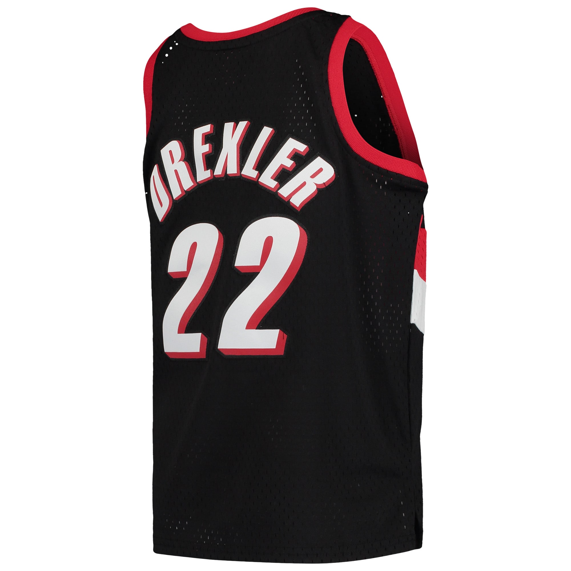 Mitchell Ness Clyde Drexler Black Portland Trail Blazers 1991-92 Hardwood Classics Swingman NBA Jersey Youth