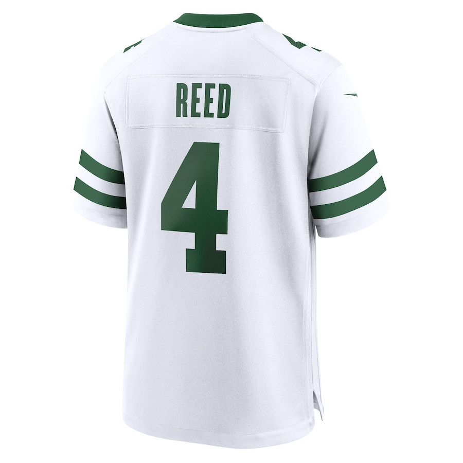 D.J. Reed 4 New York Jets Game Legacy White NFL Jersey Men's