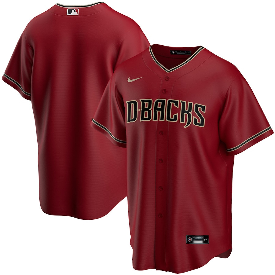 Arizona Diamondbacks Alternate Team Red MLB Jersey Men's