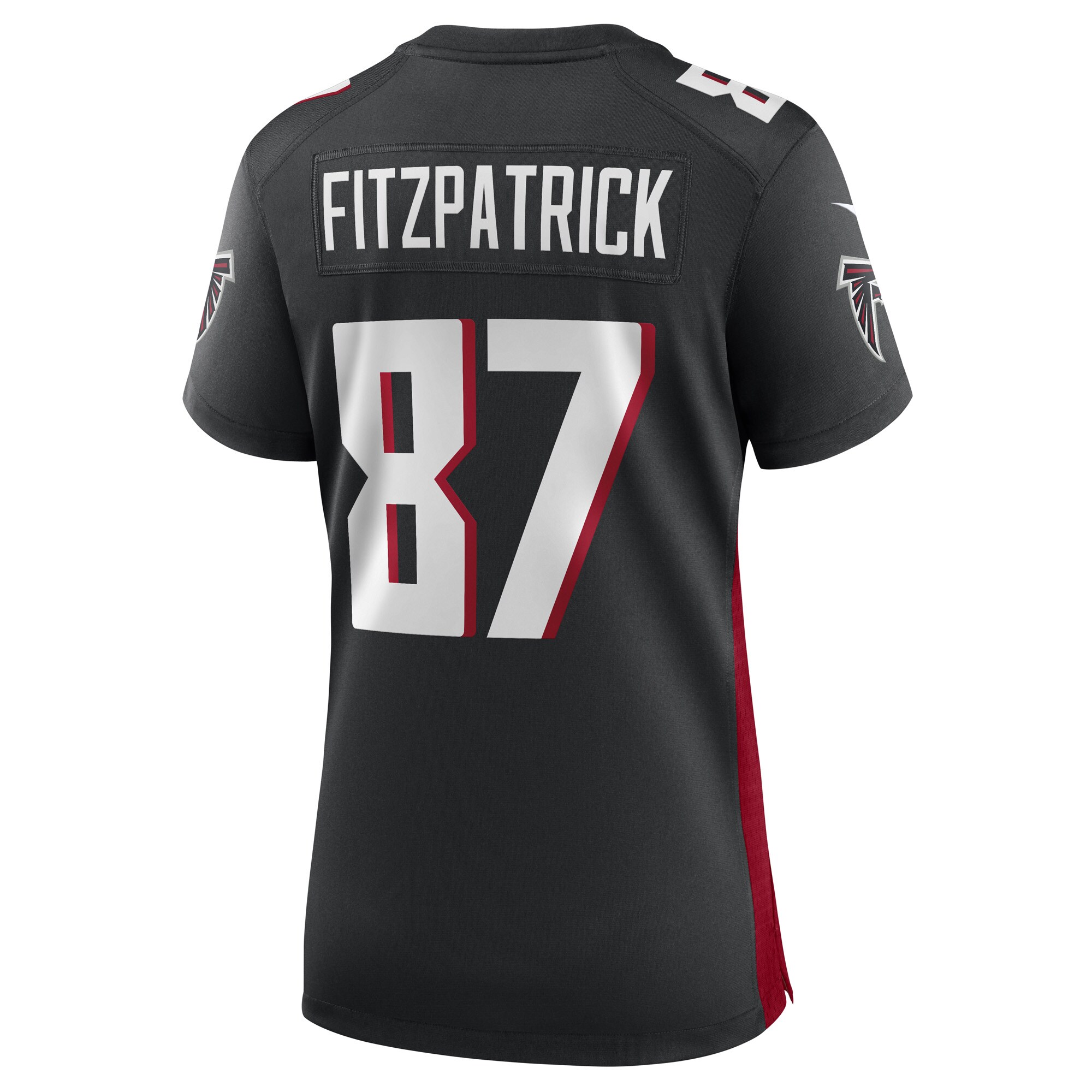 John FitzPatrick Atlanta Falcons Black Game Player NFL Jersey Women's