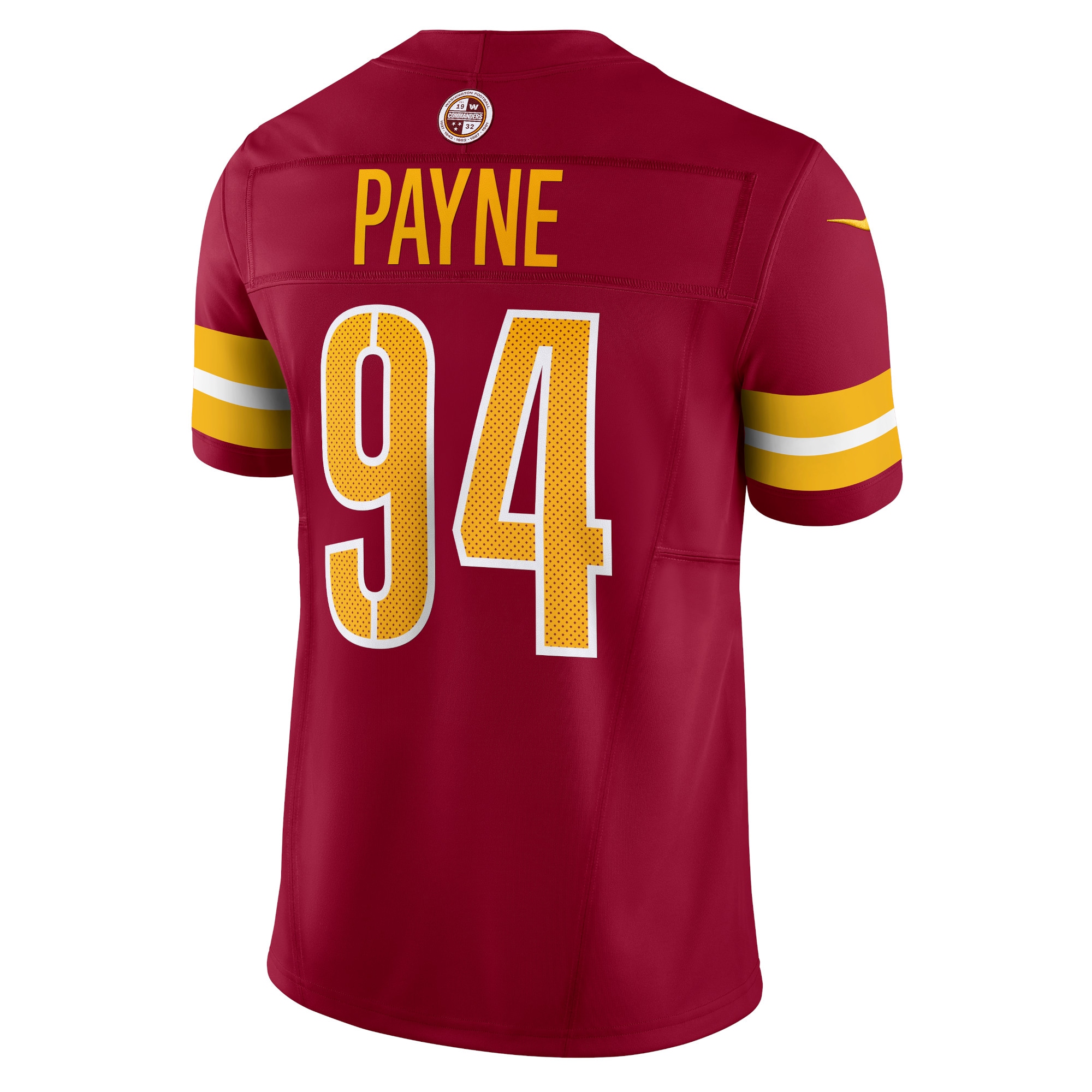 Washington Commanders Daron Payne Burgundy Vapor F.U.S.E. Limited NFL Jersey Men's