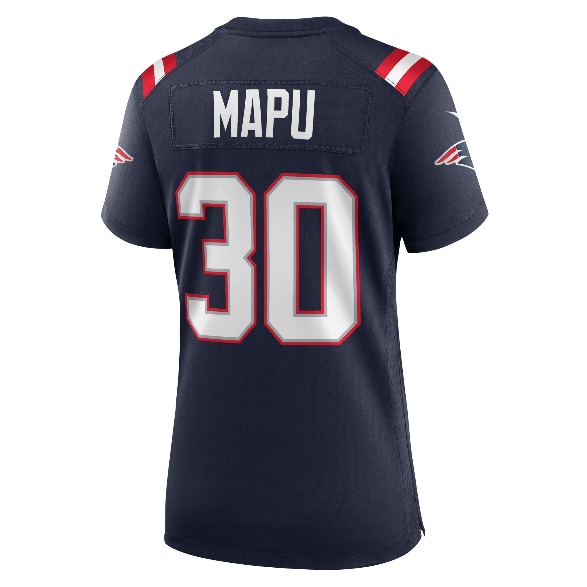 New England Patriots Marte Mapu Navy Team Game NFL Jersey Women's