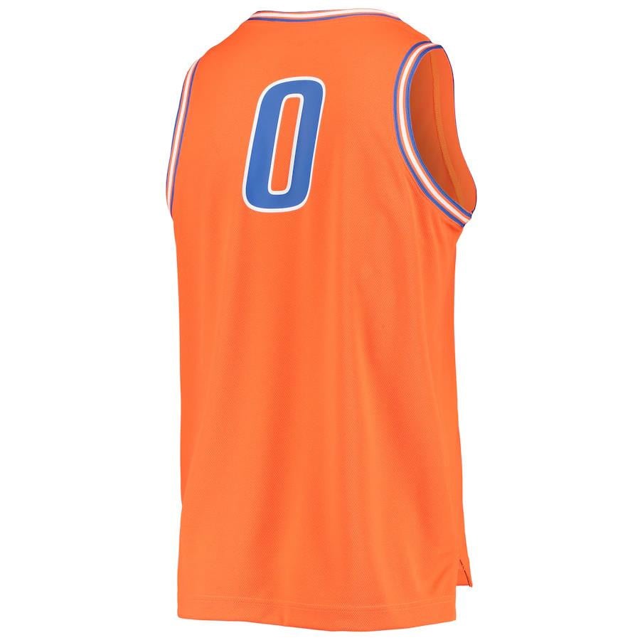 Boise State Broncos Retro Orange #0 NCAA Jersey Men's