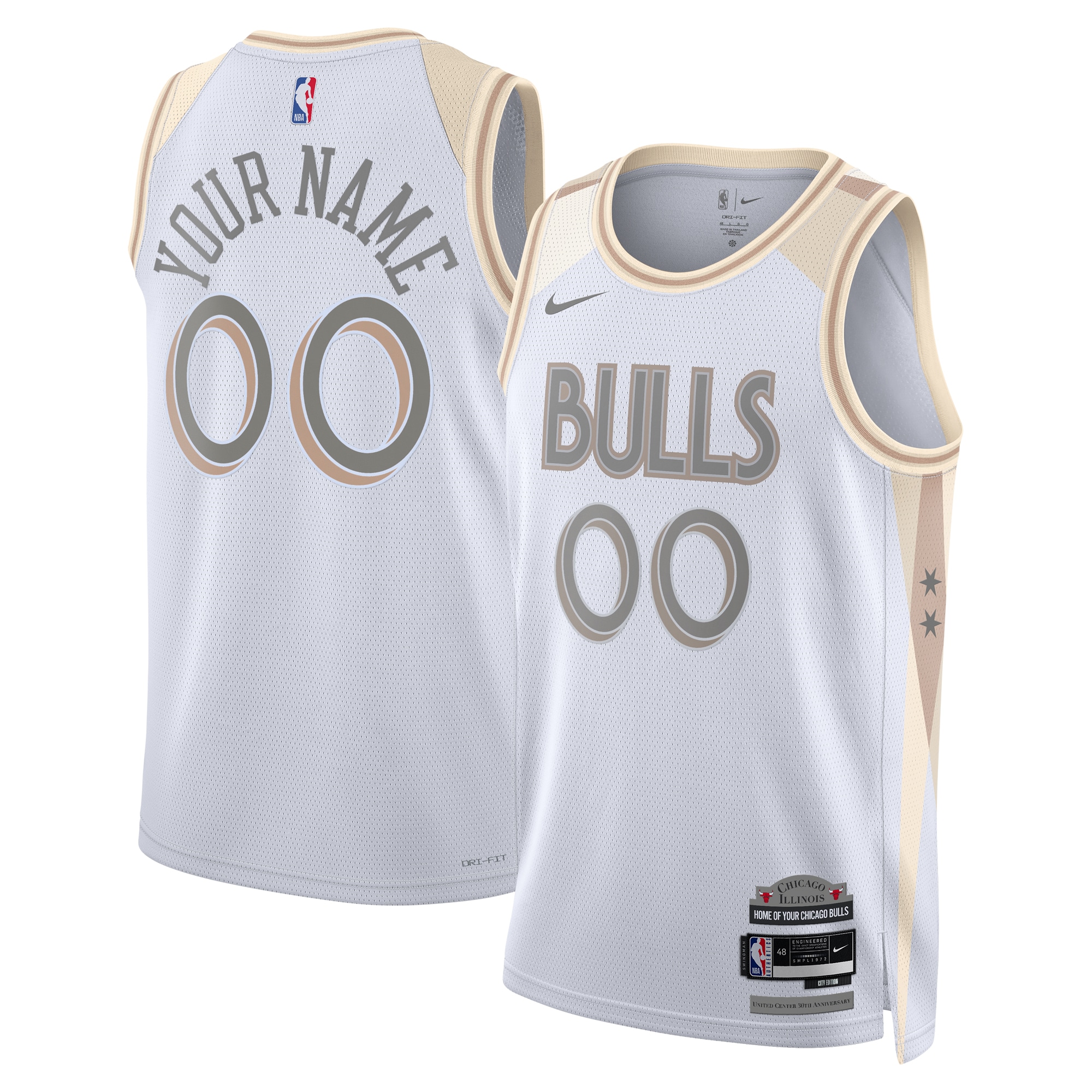 Chicago Bulls City Edition Swingman 2024 Custom Unisex NBA Jersey Unisex
