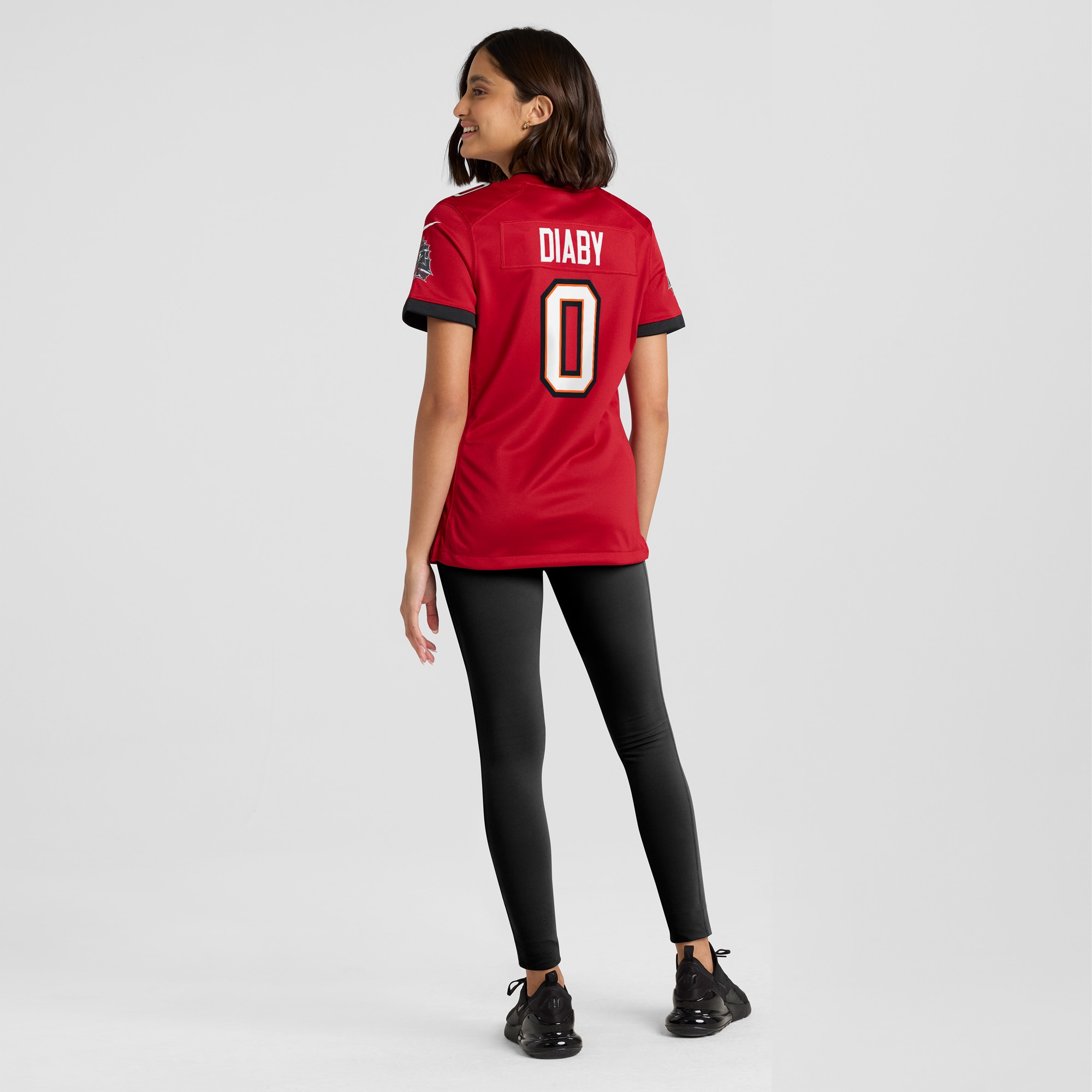 Tampa Bay Buccaneers YaYa Diaby Red Game NFL Jersey Women's