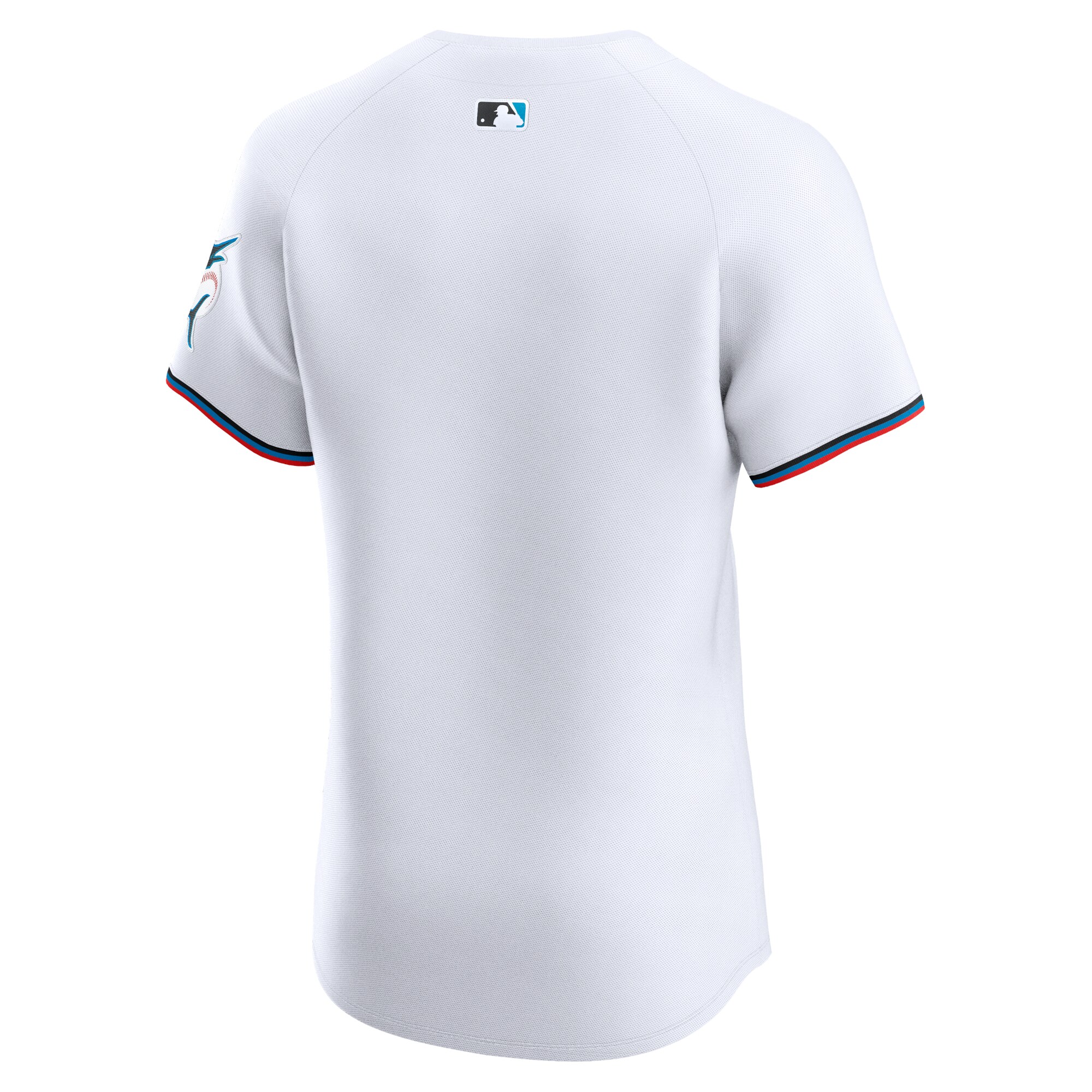 Miami Marlins White Home Elite MLB Jersey Men's