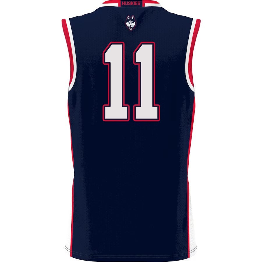 Alex Karaban 11 UConn Huskies Navy NCAA Jersey Men's