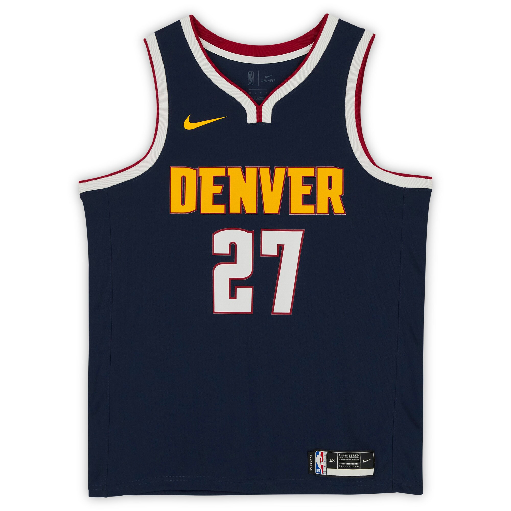 Jamal Murray 27 Denver Nuggets 2023 Finals Champions with & #8220;23 Champ& #8221; NBA Jersey Men's