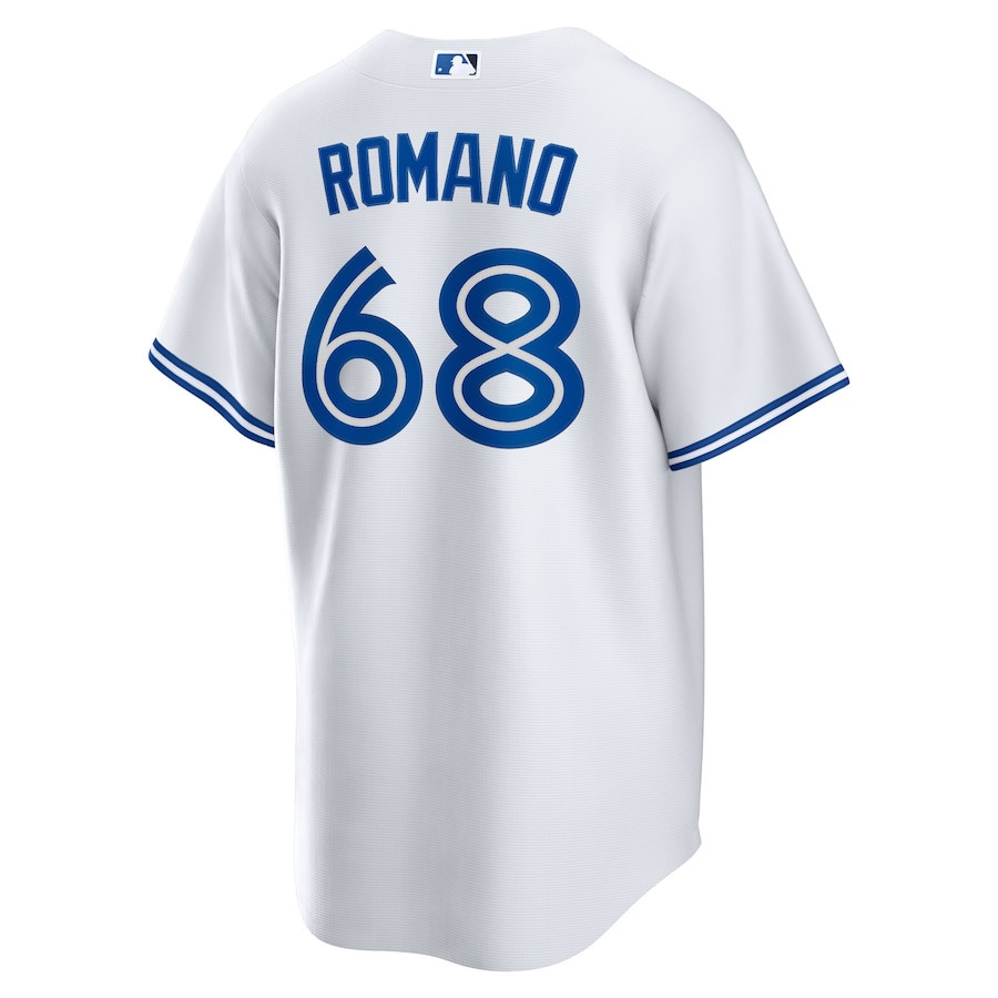 Jordan Romano 68 Toronto Blue Jays White MLB Jersey Men's
