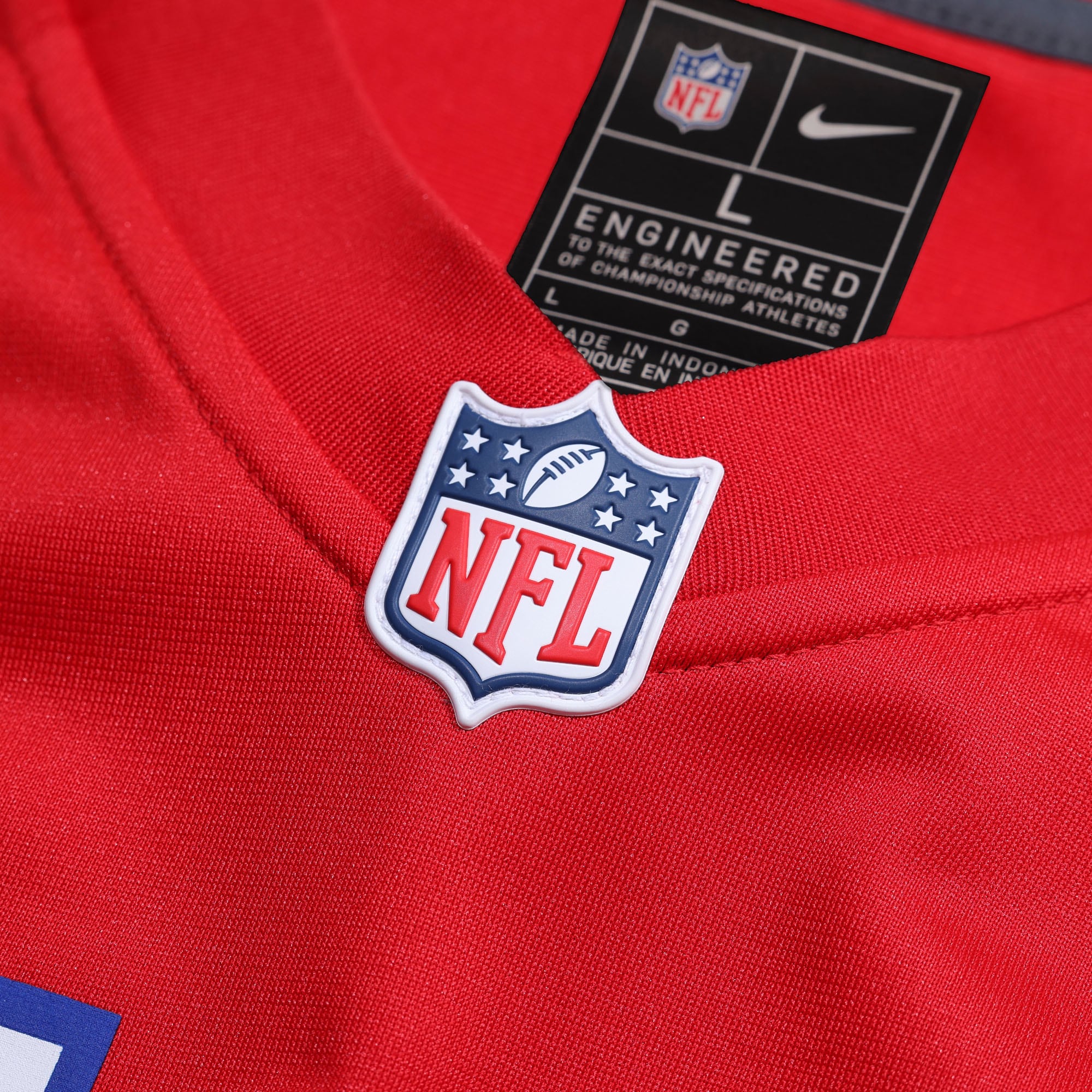 New England Patriots Mac Jones Red Alternate Game NFL Jersey Men's
