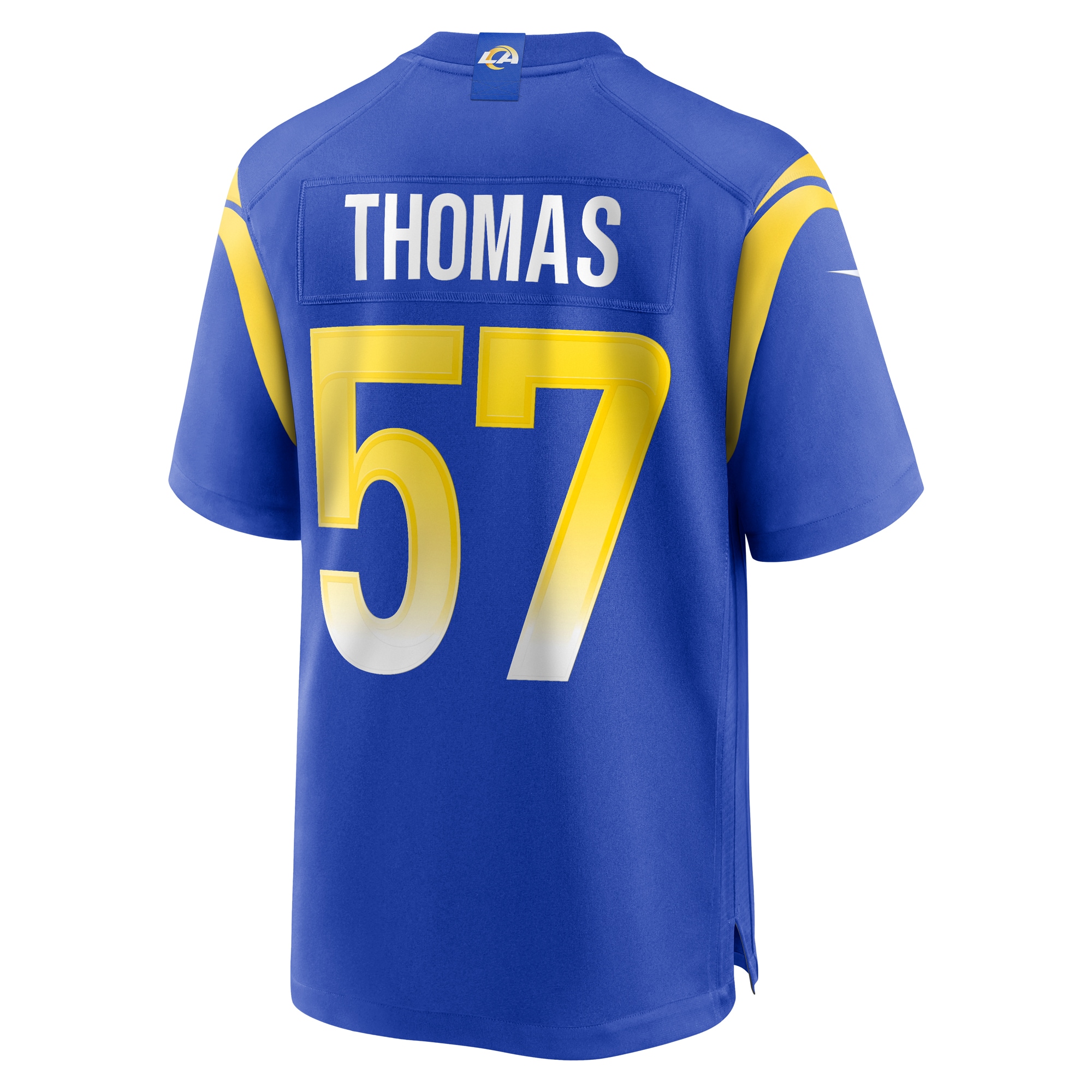 Los Angeles Rams Zachary Thomas Royal Team Game NFL Jersey Men's