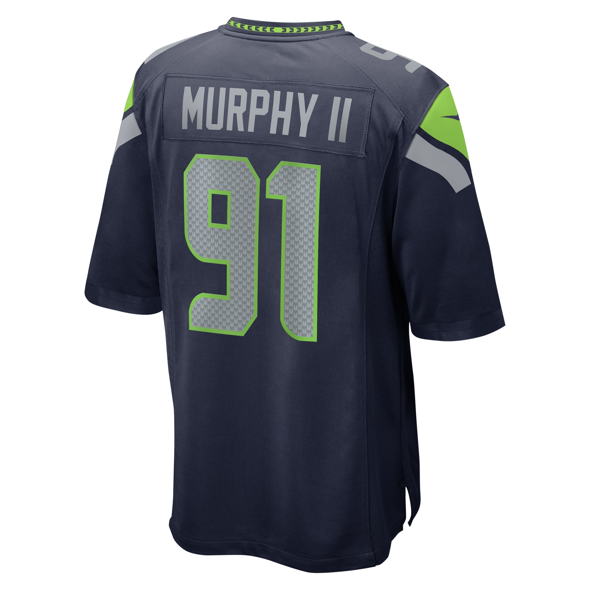 Seattle Seahawks Byron Murphy II College Navy Player Game NFL Jersey Men's