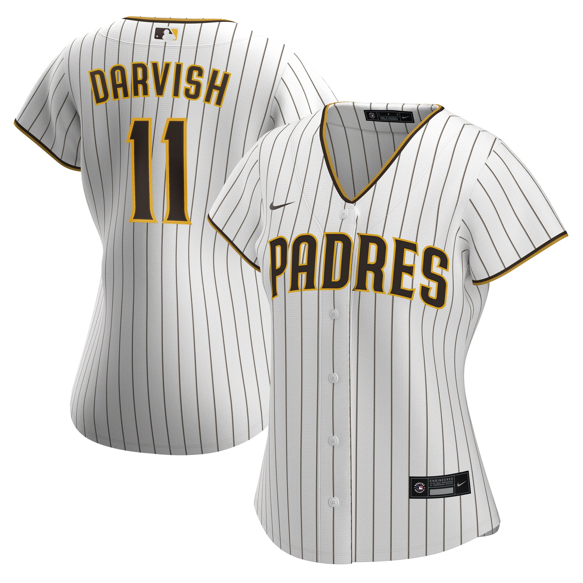 San Diego Padres Yu Darvish White Home MLB Jersey Women's