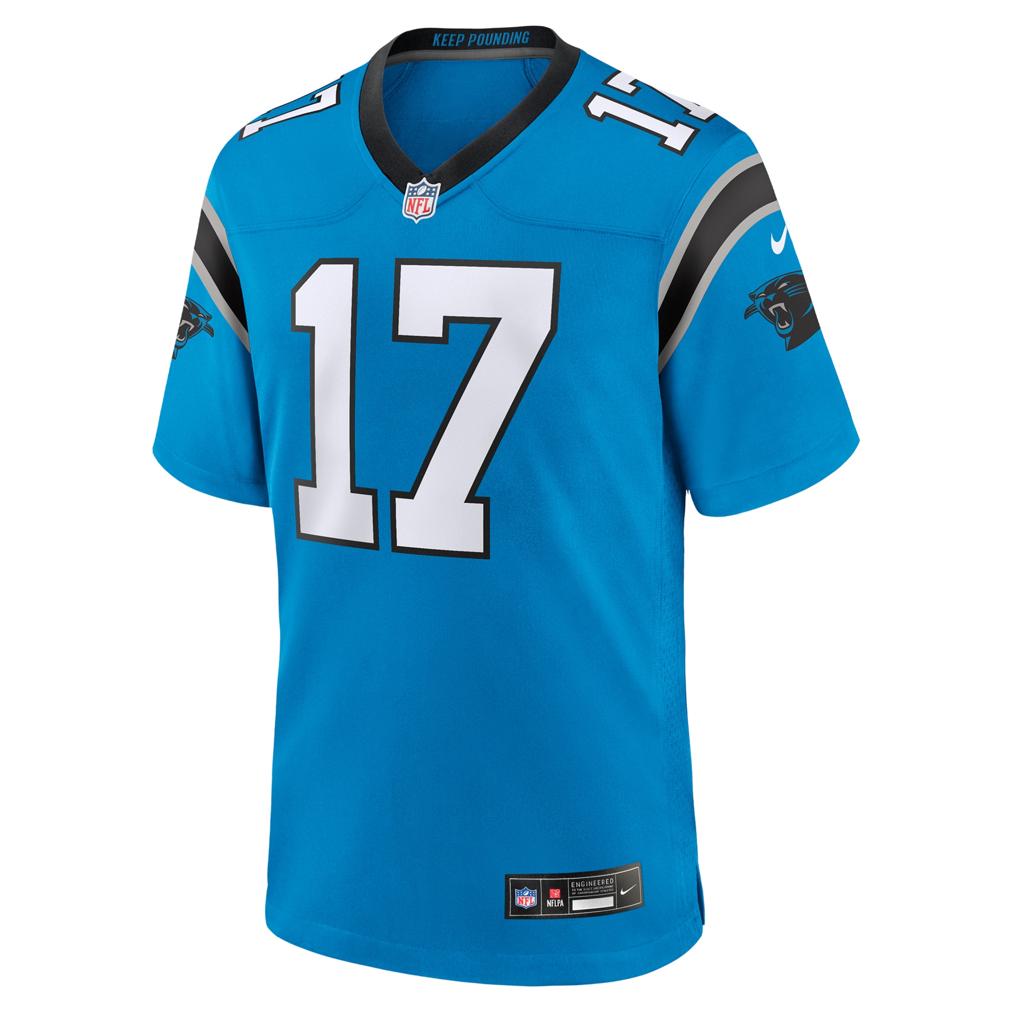 Carolina Panthers Xavier Legette Blue Alternate Game NFL Jersey Men's