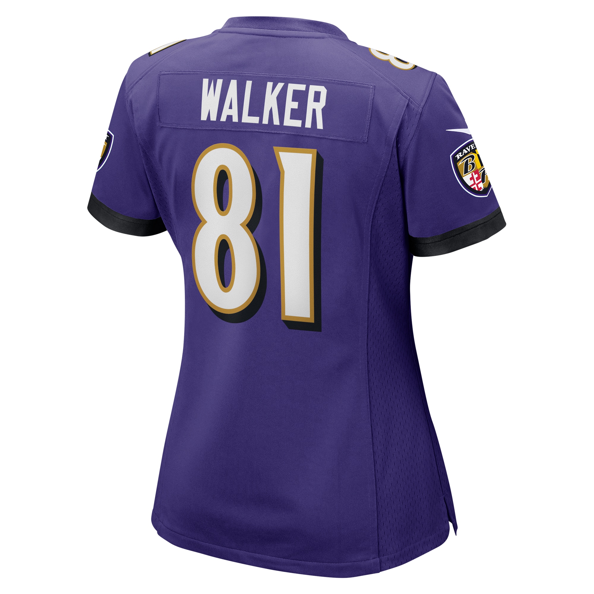 Baltimore Ravens Devontez Walker Purple Game NFL Jersey Women's