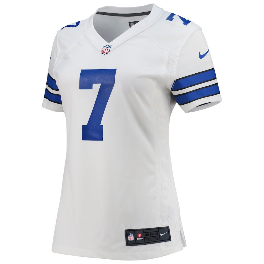 Trevon Diggs 7 Dallas Cowboys Game White NFL Jersey Women's