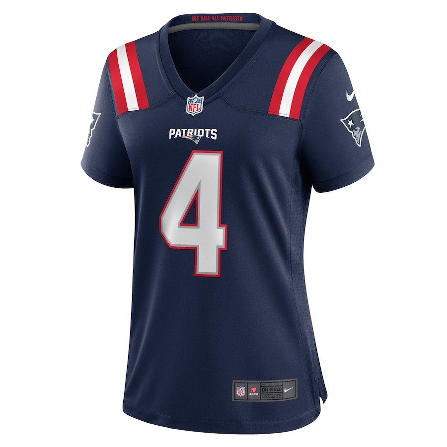 Antonio Gibson 4 New England Patriots Game Navy NFL Jersey Women's