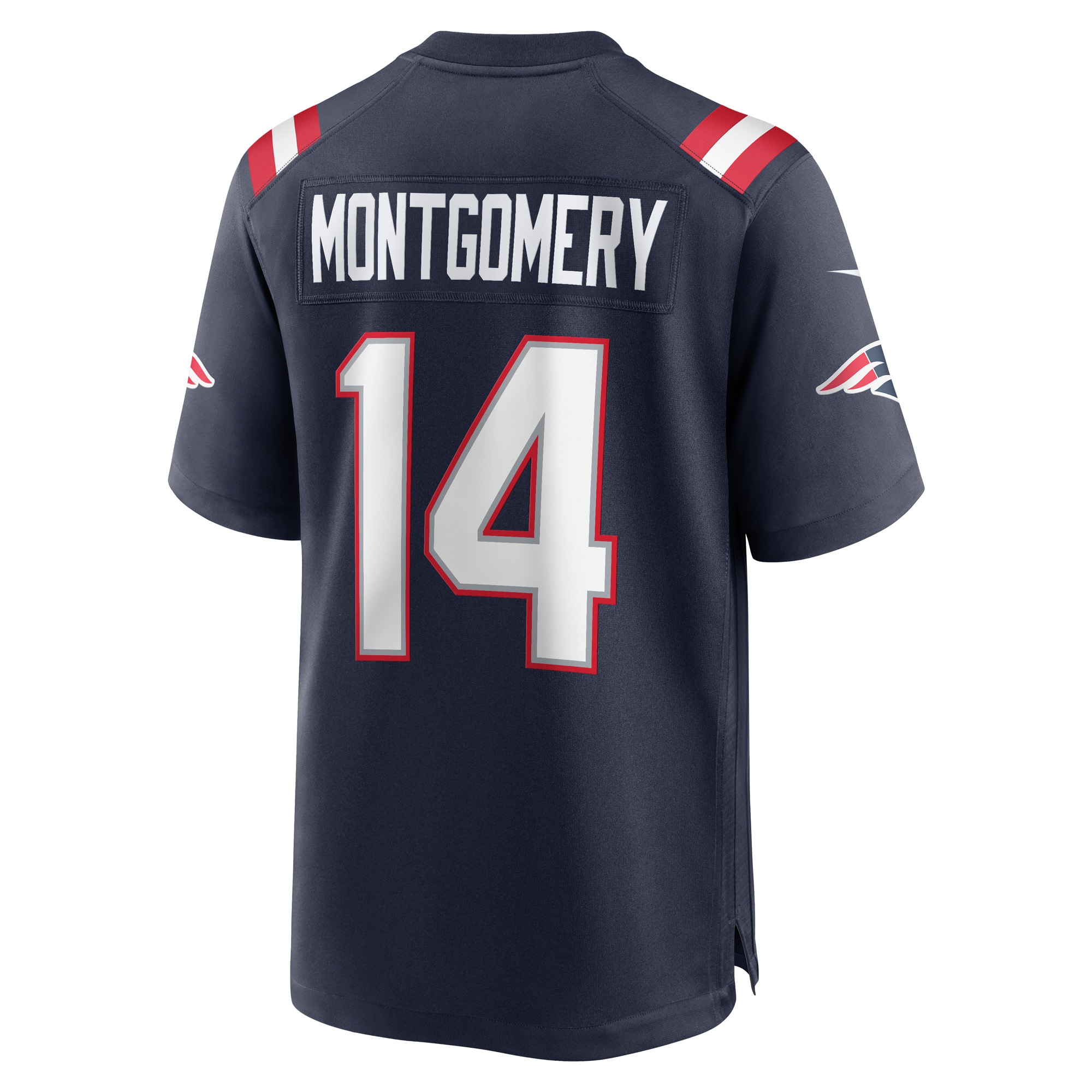 New England Patriots Ty Montgomery Navy Player Game NFL Jersey Men's