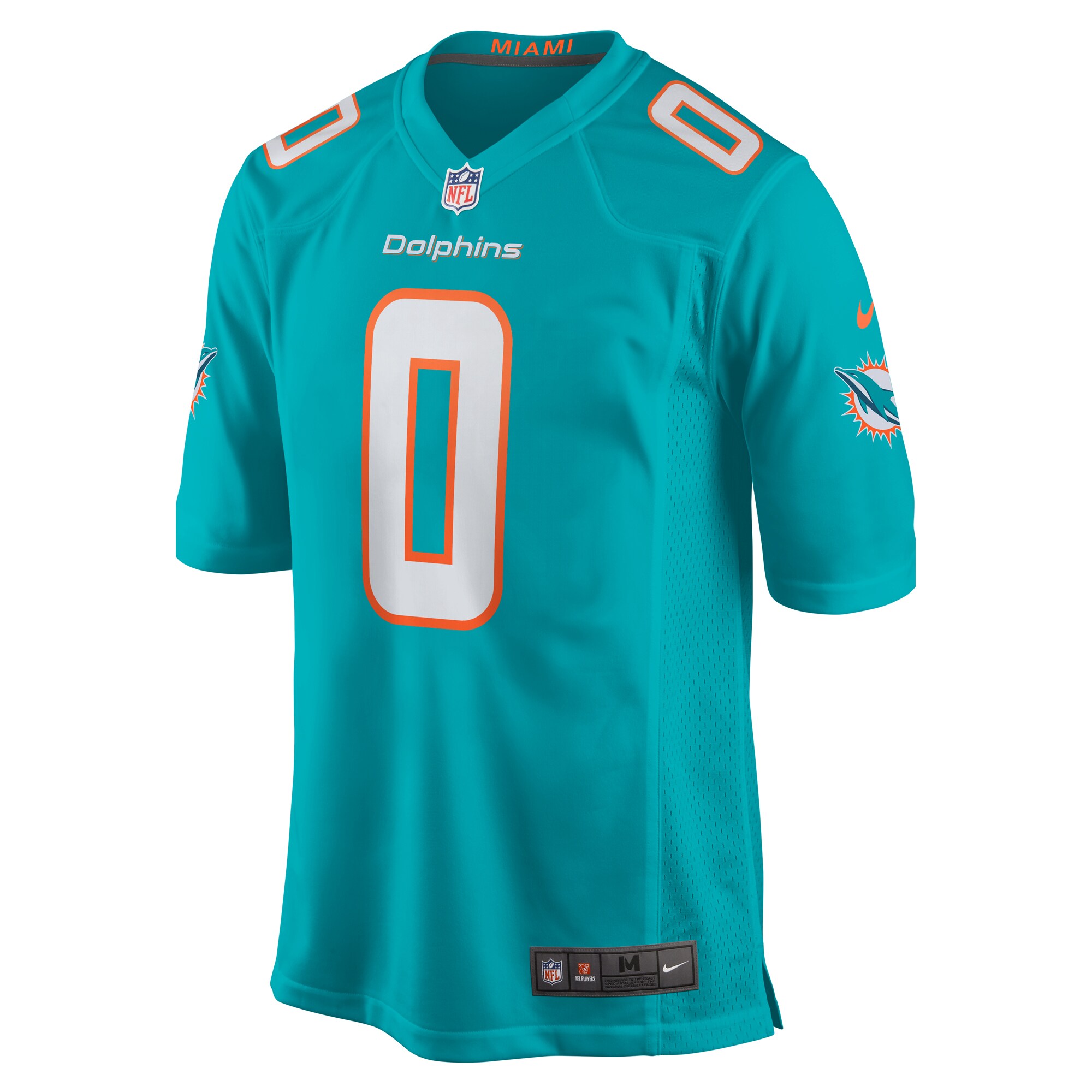 Miami Dolphins Braxton Berrios Aqua Game NFL Jersey Men's