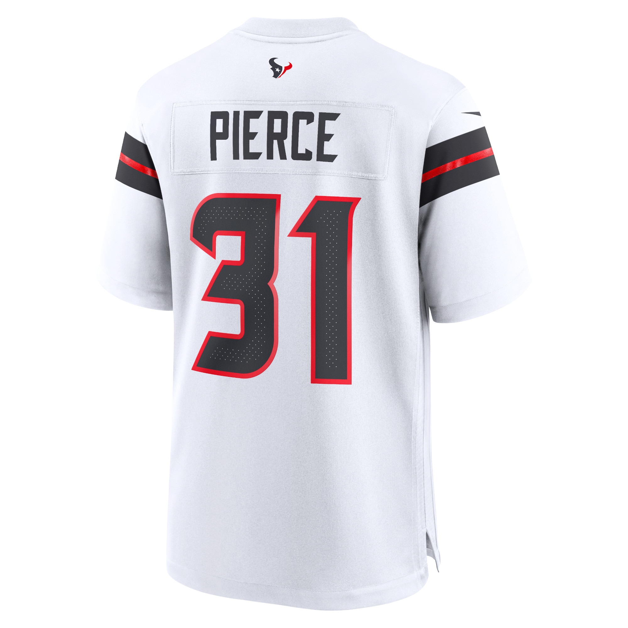 Houston Texans Dameon Pierce White Game NFL Jersey Men's