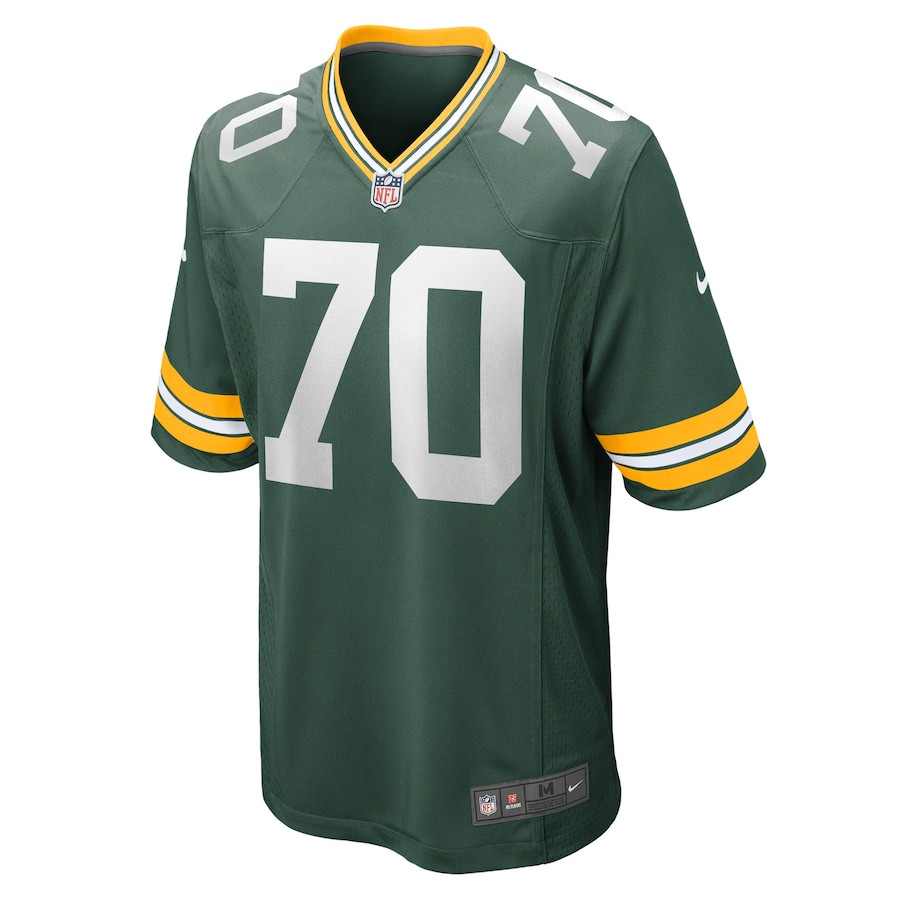 Royce Newman 70 Green Bay Packers Game Green NFL Jersey Men's
