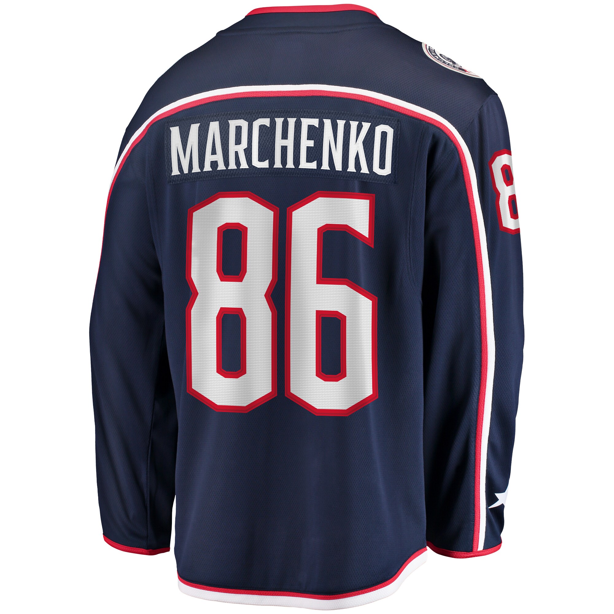 Columbus Blue Jackets Kirill Marchenko Navy Home Breakaway NHL Jersey Men's
