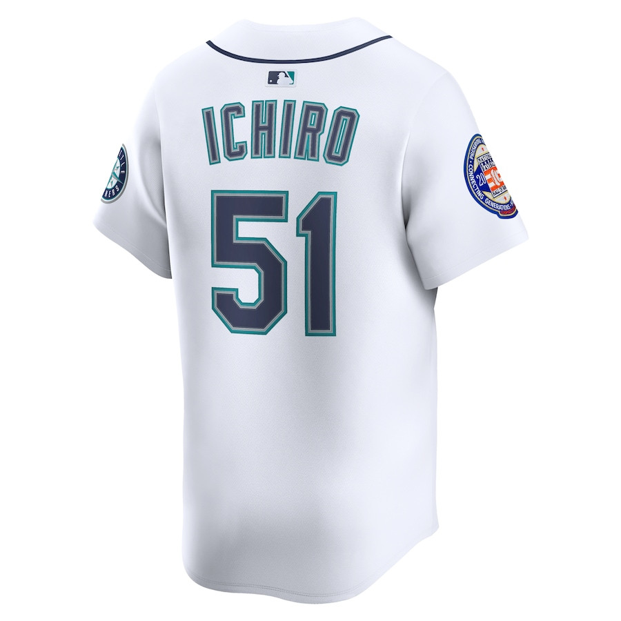 Ichiro Suzuki 51 Seattle Mariners 2025 National Hall of Fame Home Limited Player White MLB Jersey Men's