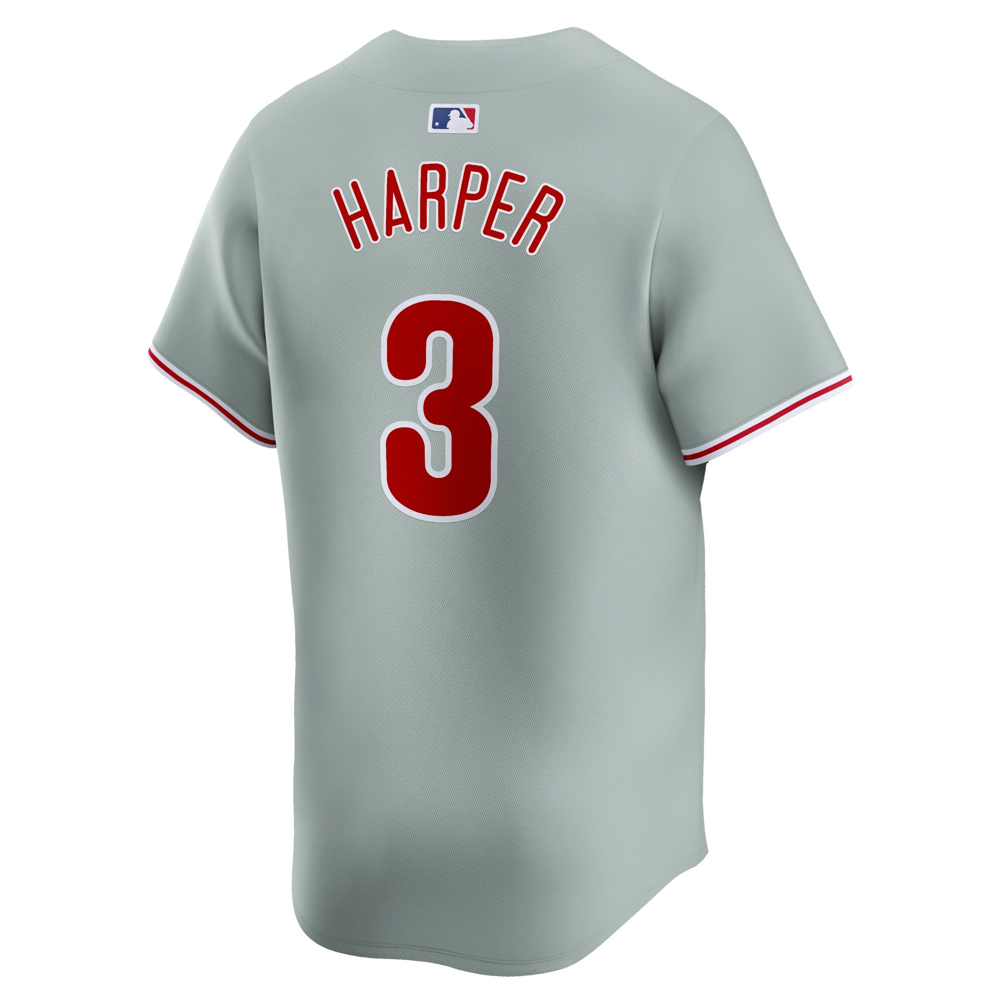 Philadelphia Phillies Bryce Harper Gray Away Limited Player MLB Jersey Men's