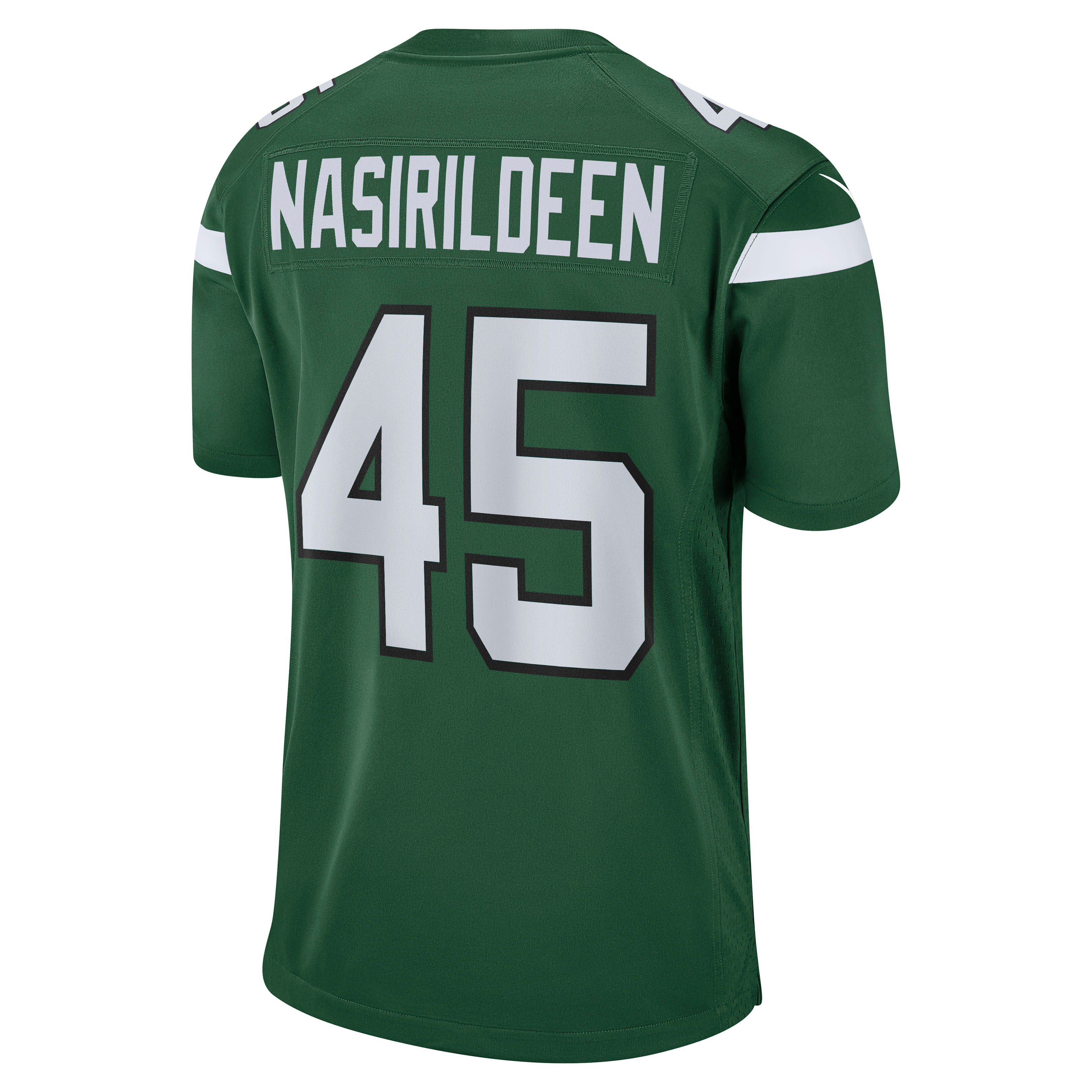 New York Jets Hamsah Nasirildeen Gotham Green Game NFL Jersey Men's