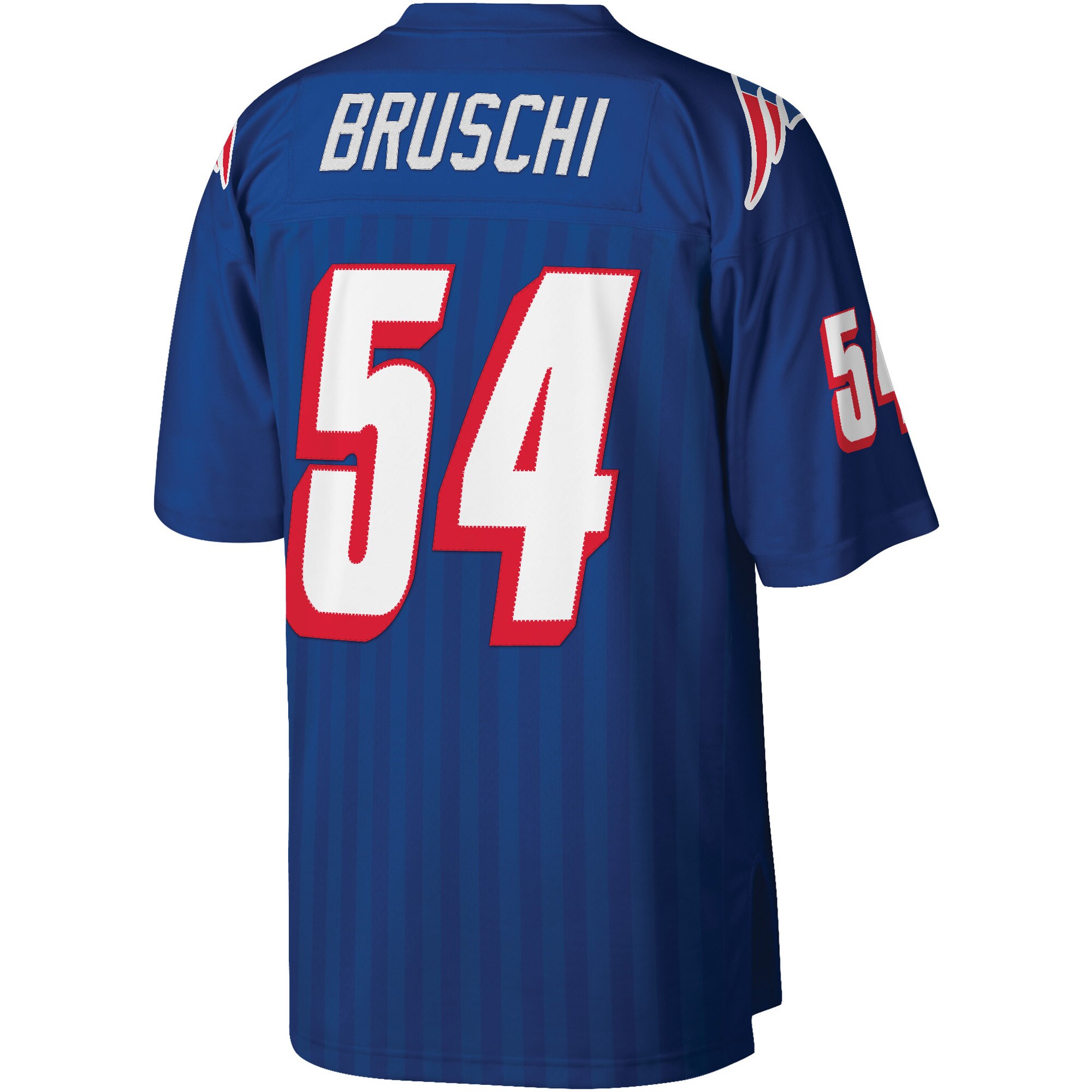 New England Patriots Tedy Bruschi Mitchell Ness Royal Legacy NFL Jersey Men's