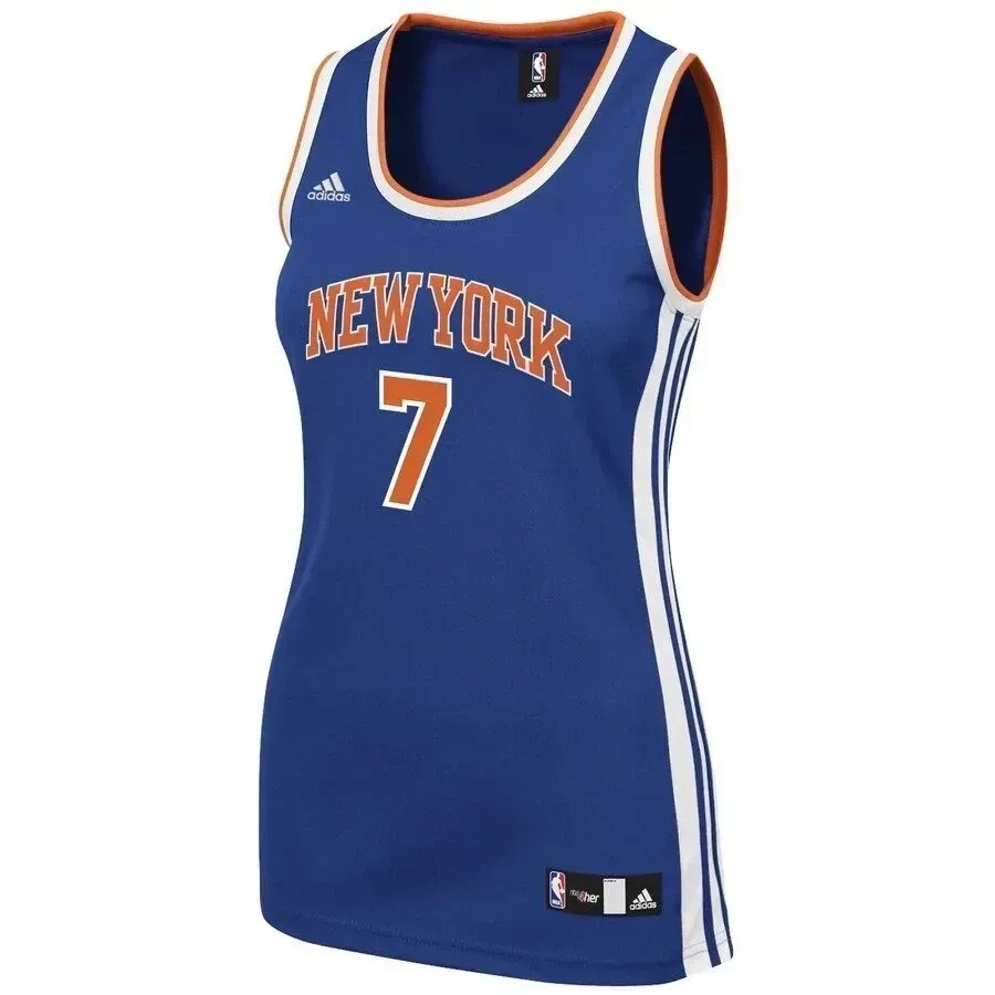 Carmelo Anthony New York Knicks Road Royal NBA Jersey Women's