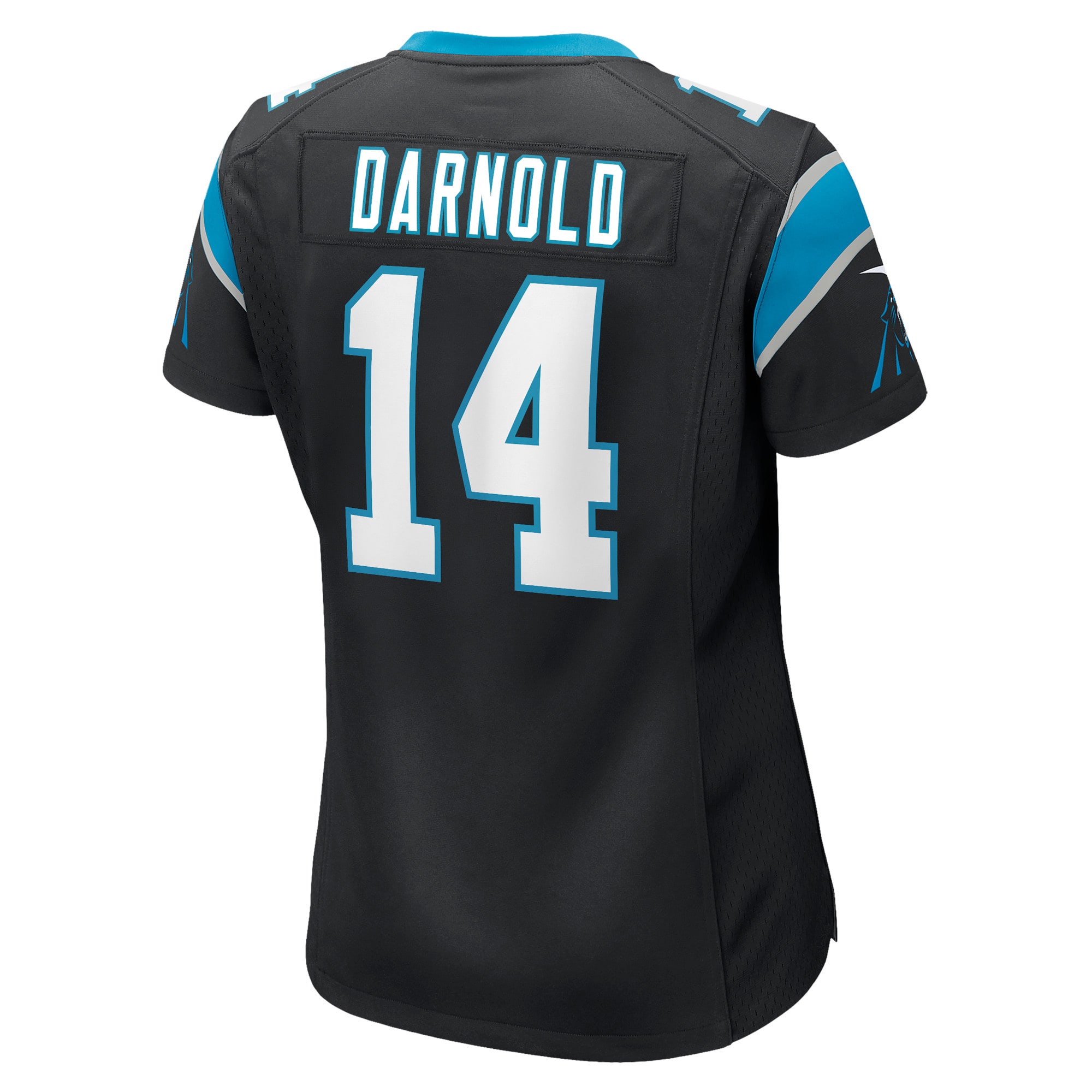 Carolina Panthers Sam Darnold Black Game NFL Jersey Women's