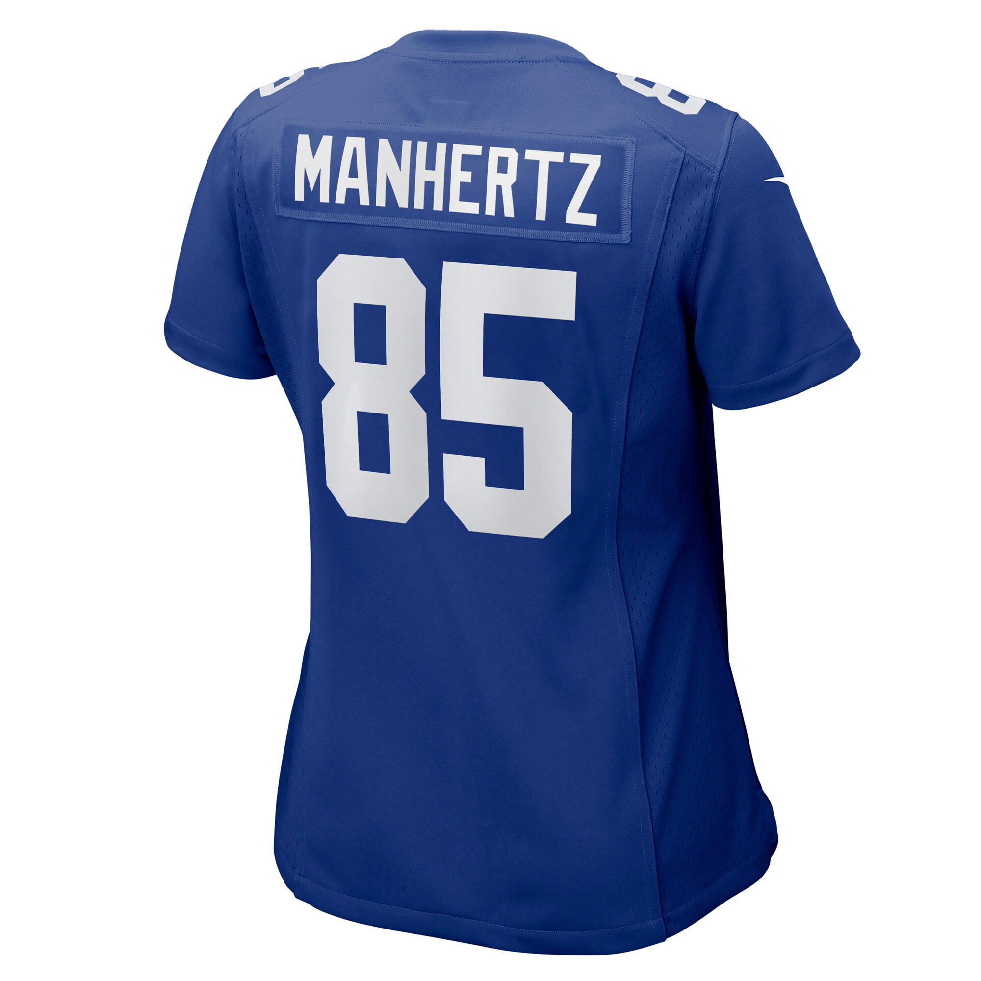 New York Giants Chris Manhertz Royal Game NFL Jersey Women's