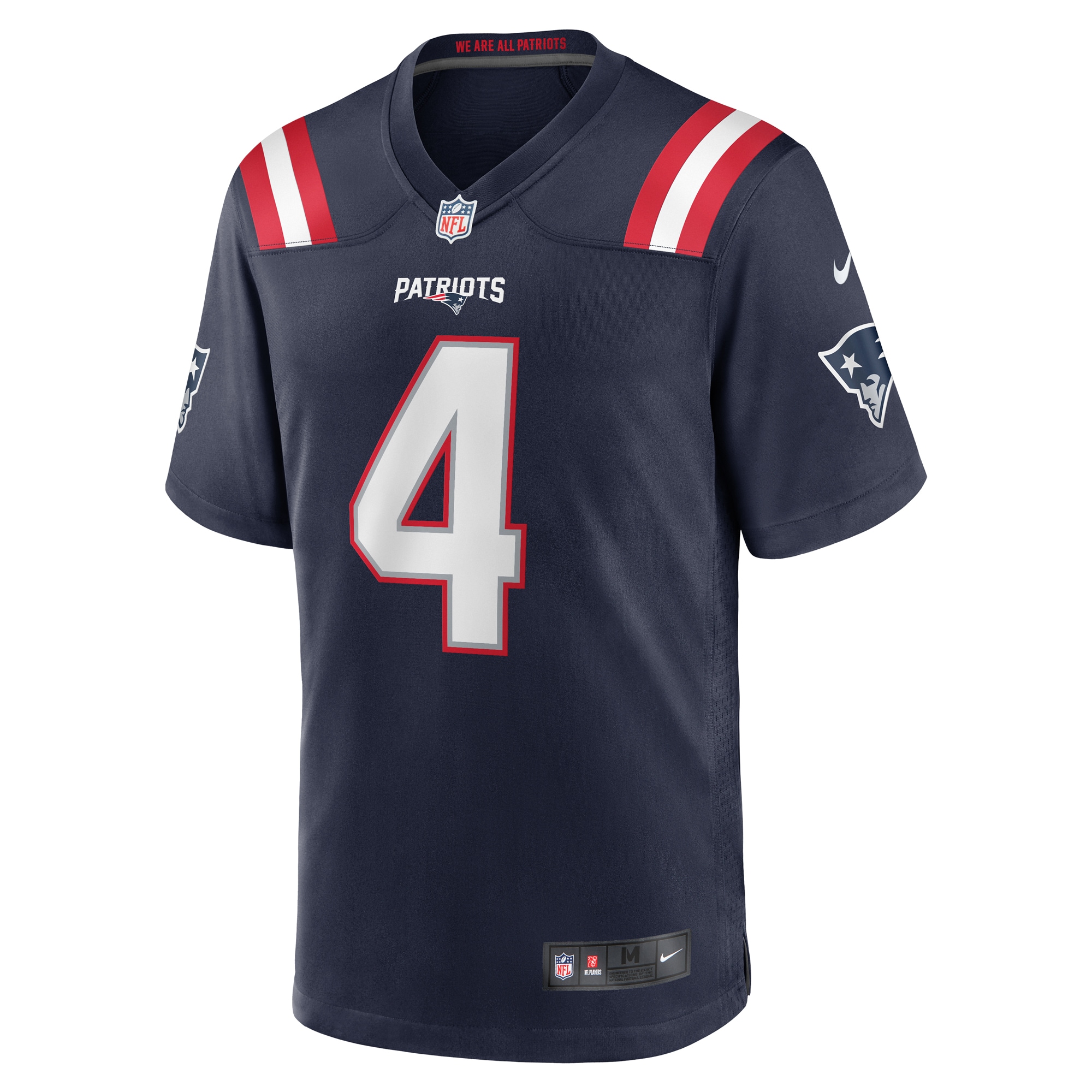 New England Patriots Antonio Gibson Navy Game NFL Jersey Men's