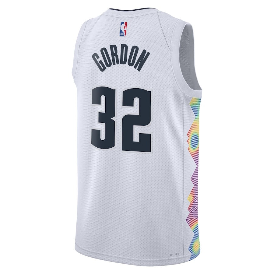 Aaron Gordon 32 Denver Nuggets Unisex 2024/25 Swingman Player City Editio White NBA Jersey Unisex