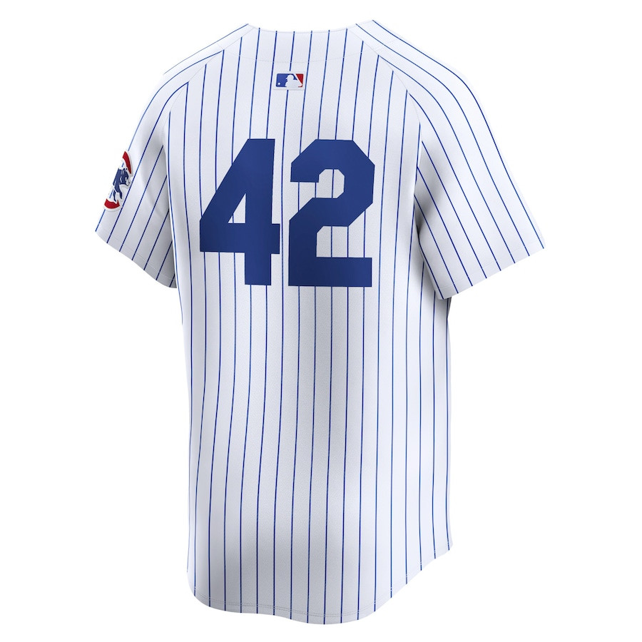 Chicago Cubs 2024 Jackie Robinson Day Home Limited White MLB Jersey Men's