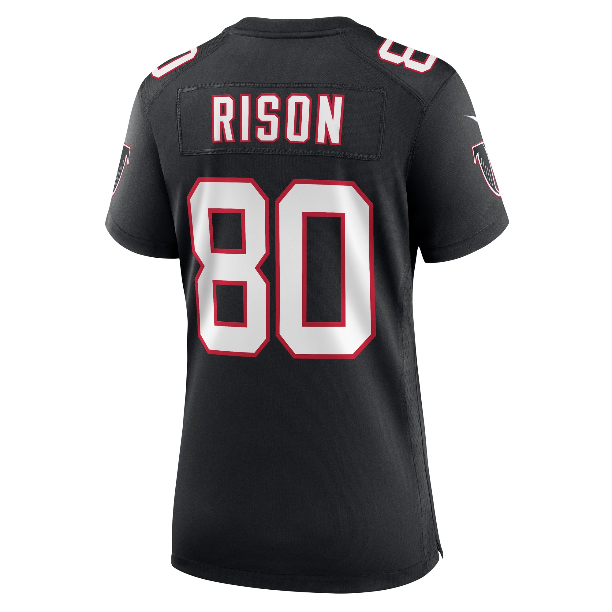 Atlanta Falcons Andre Rison Black Retired Player NFL Jersey Women's