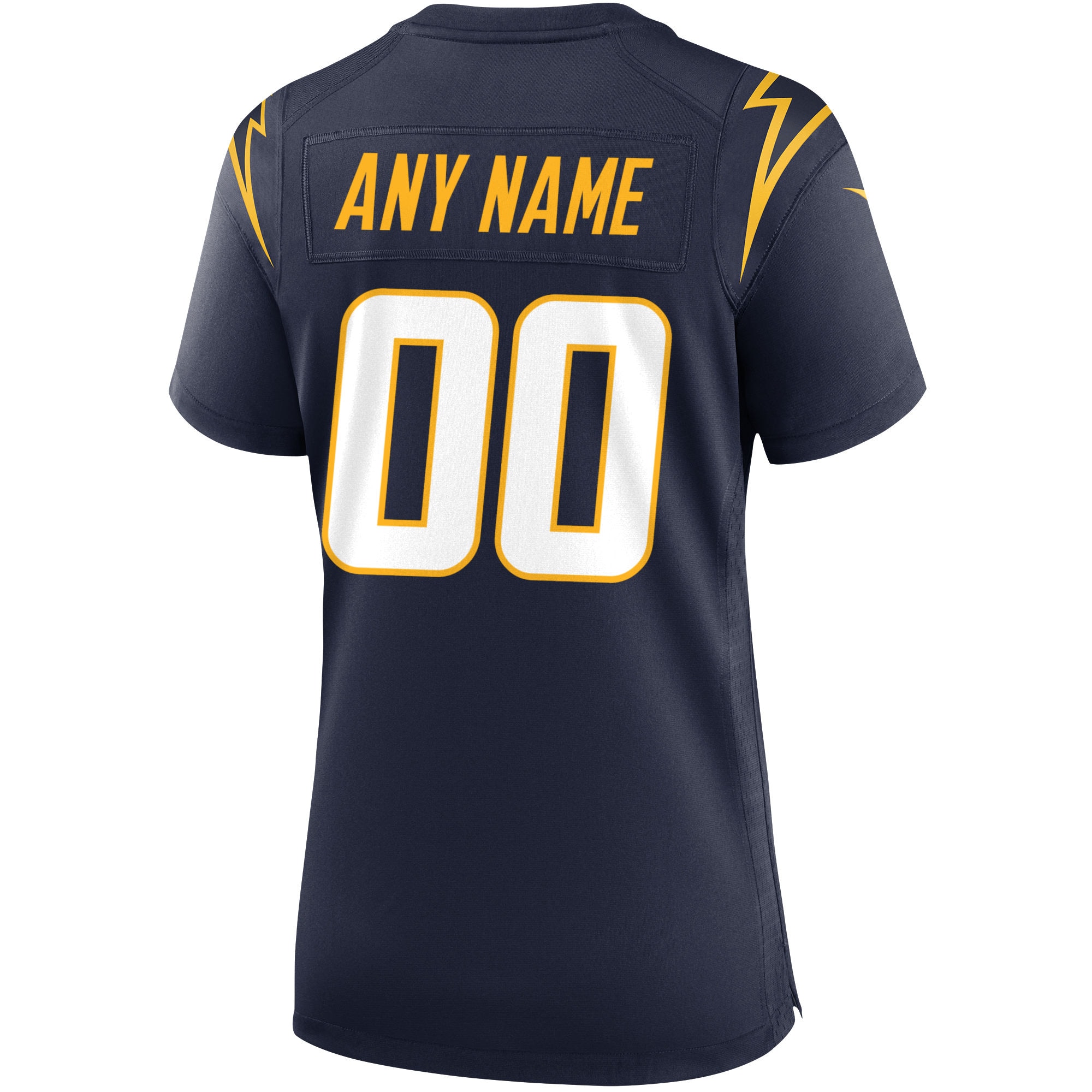 Los Angeles Chargers Navy Alternate Custom Game NFL Jersey Women's