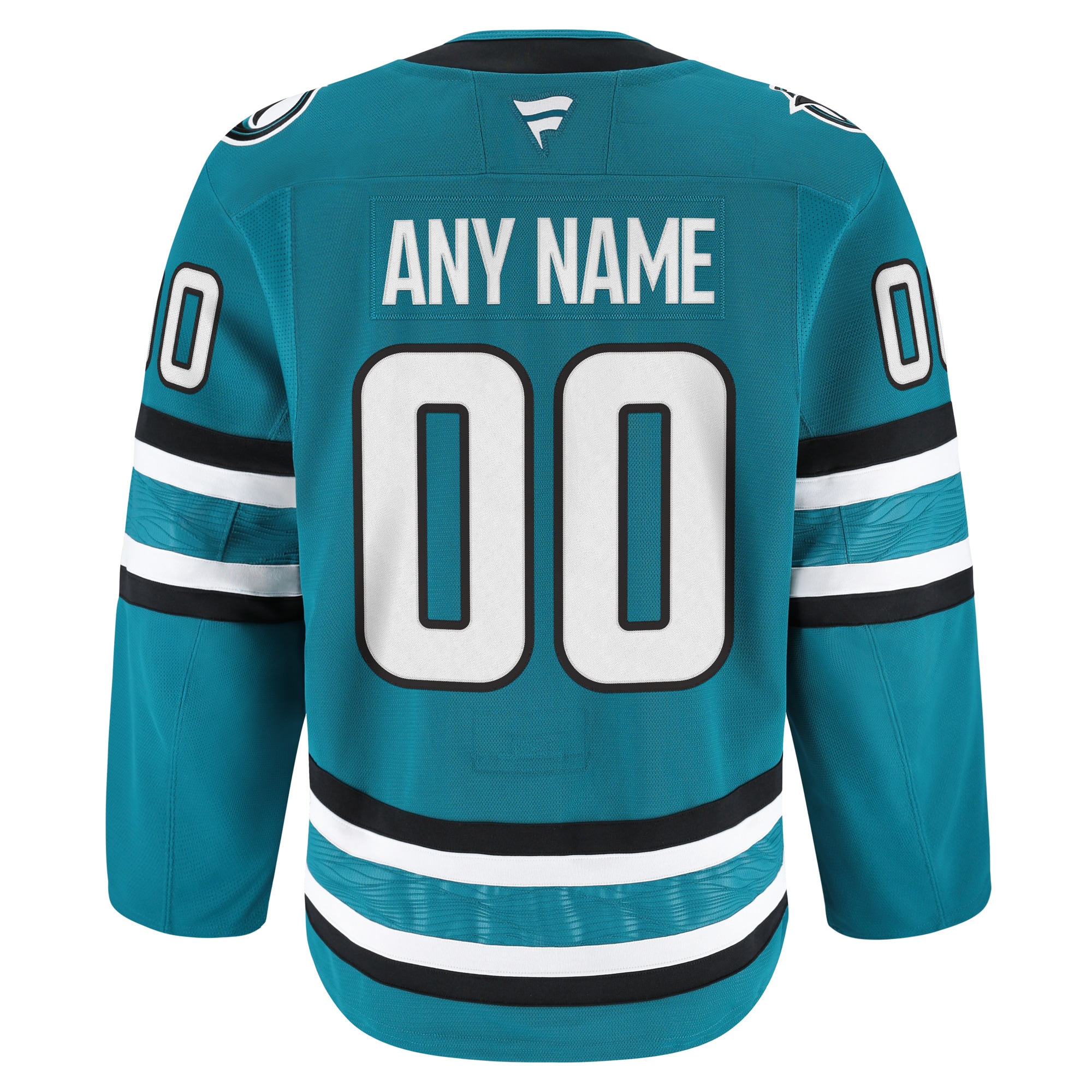 San Jose Sharks Teal Home Pro Custom NHL Jersey Men's
