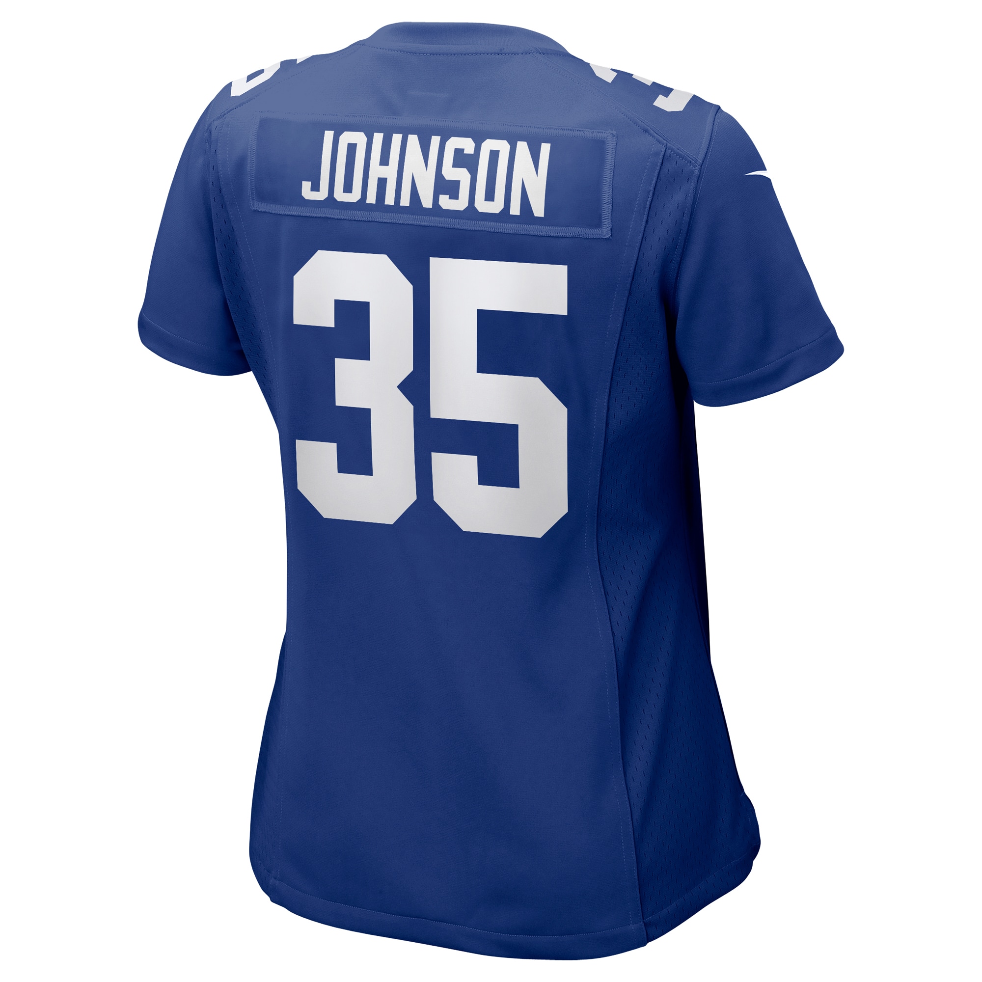 New York Giants Leonard Johnson Royal Game Player NFL Jersey Women's