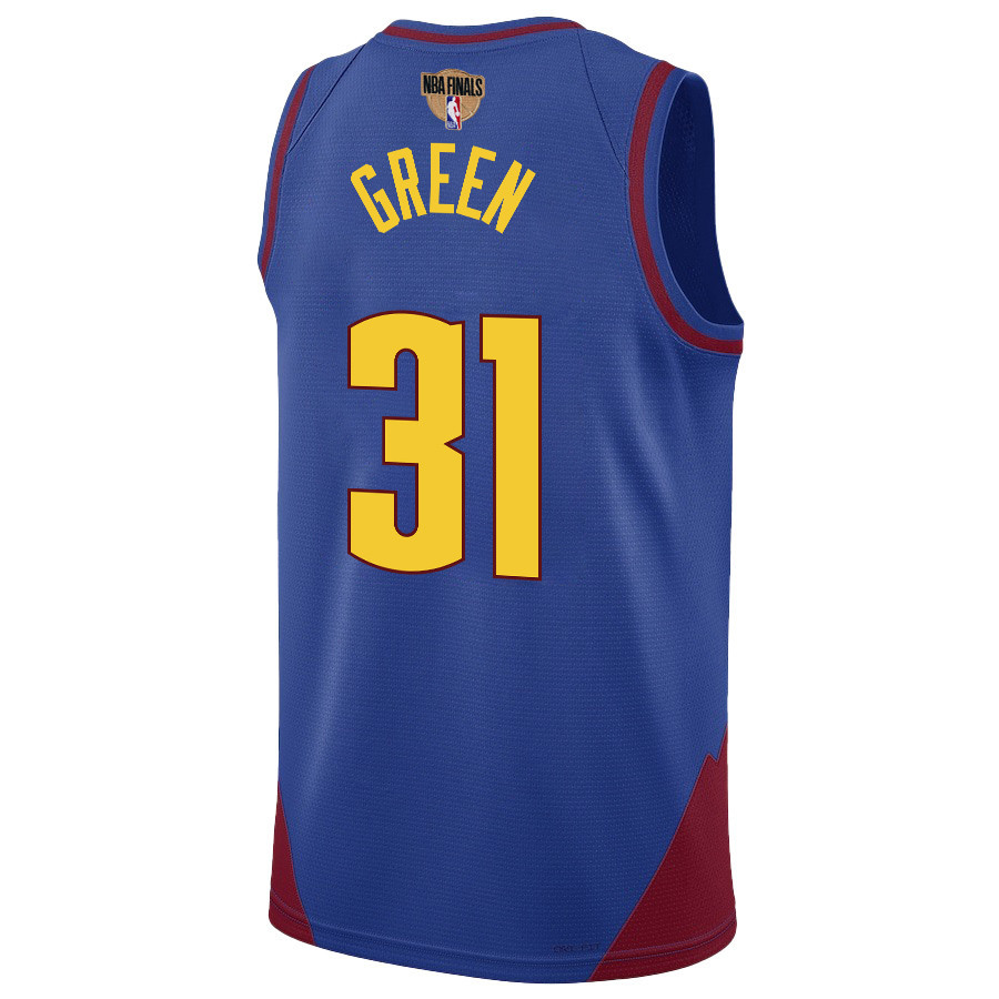 Jeff Green 31 Denver Nuggets Final Champions 2023 Swingma Blue NBA Jersey Youth